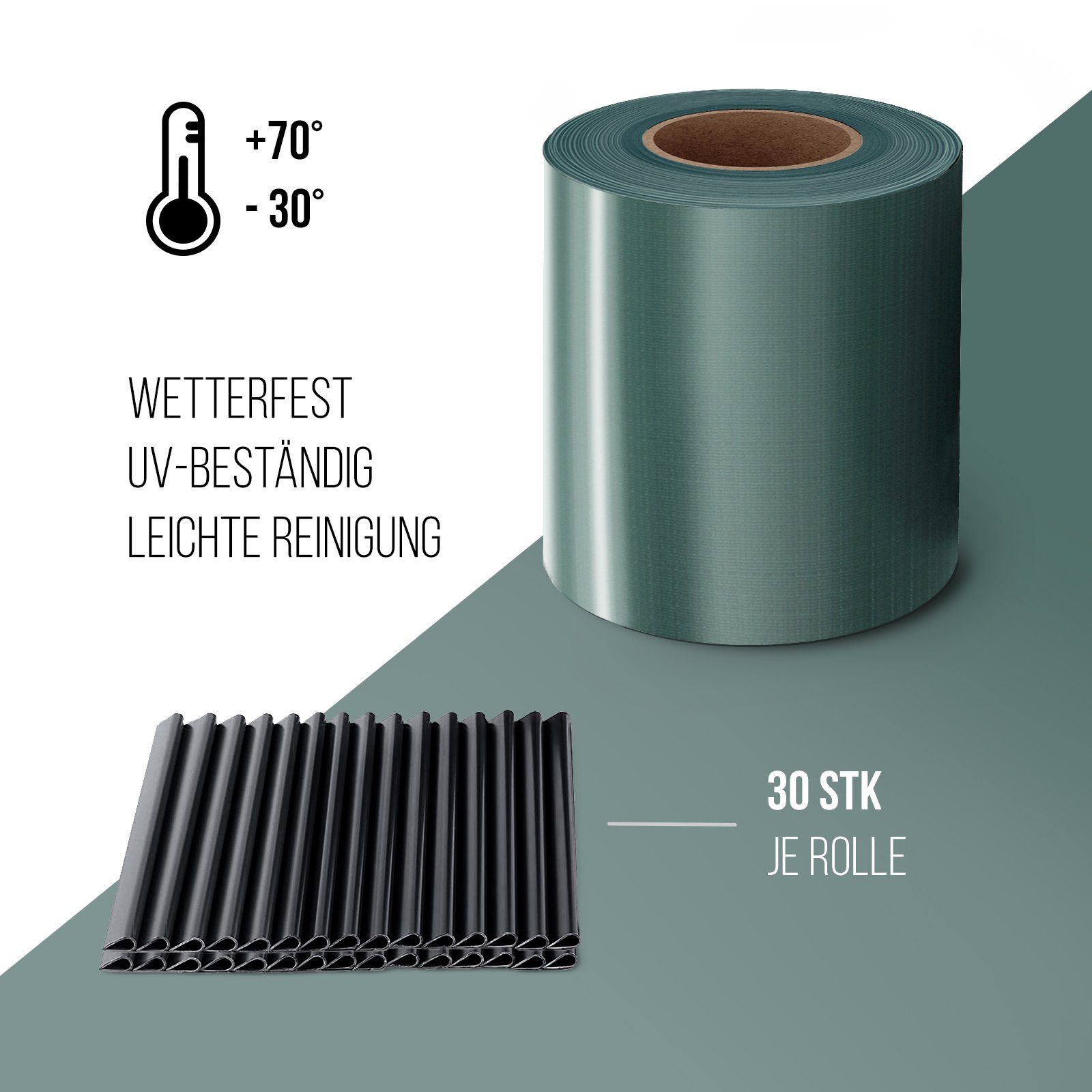 Midori Sichtschutzstreifen, (Packung, 1 Rolle PVC günstig online kaufen