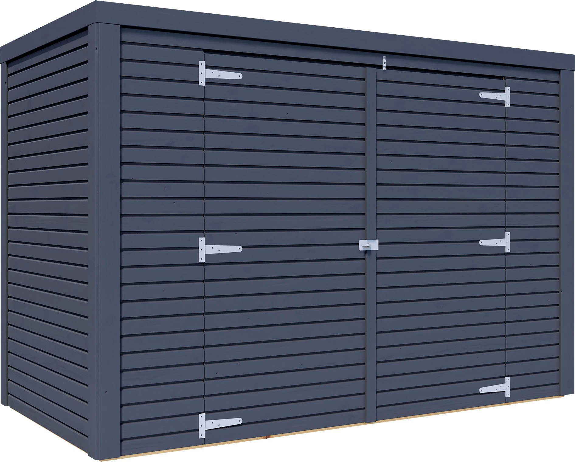 KONIFERA bicycle box (complete set), made of spruce, WxDxH: 207x103x143 cm