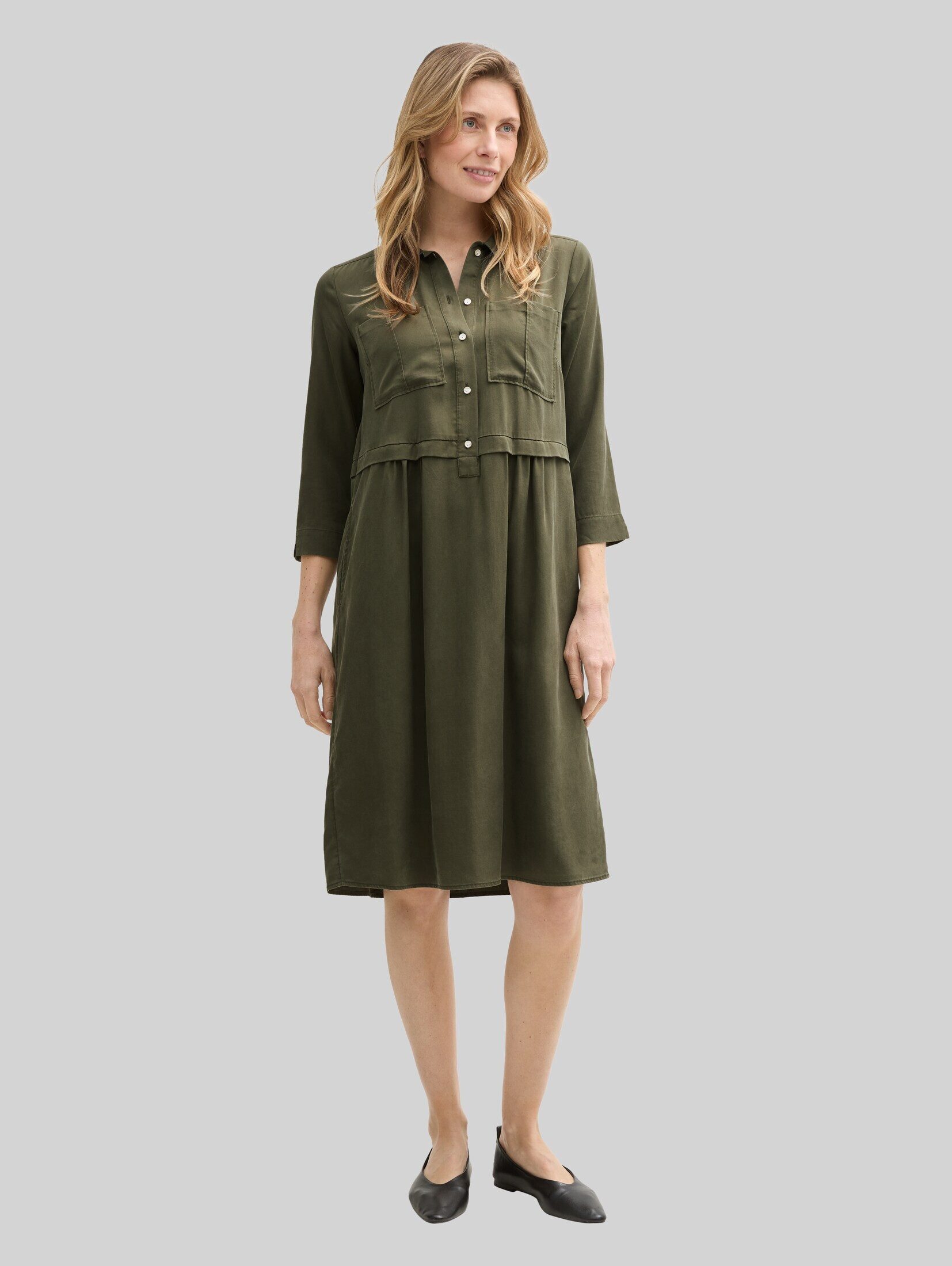 TOM TAILOR Sommerkleid Kleider & Jumpsuits Blusenkleid im Utility-Look