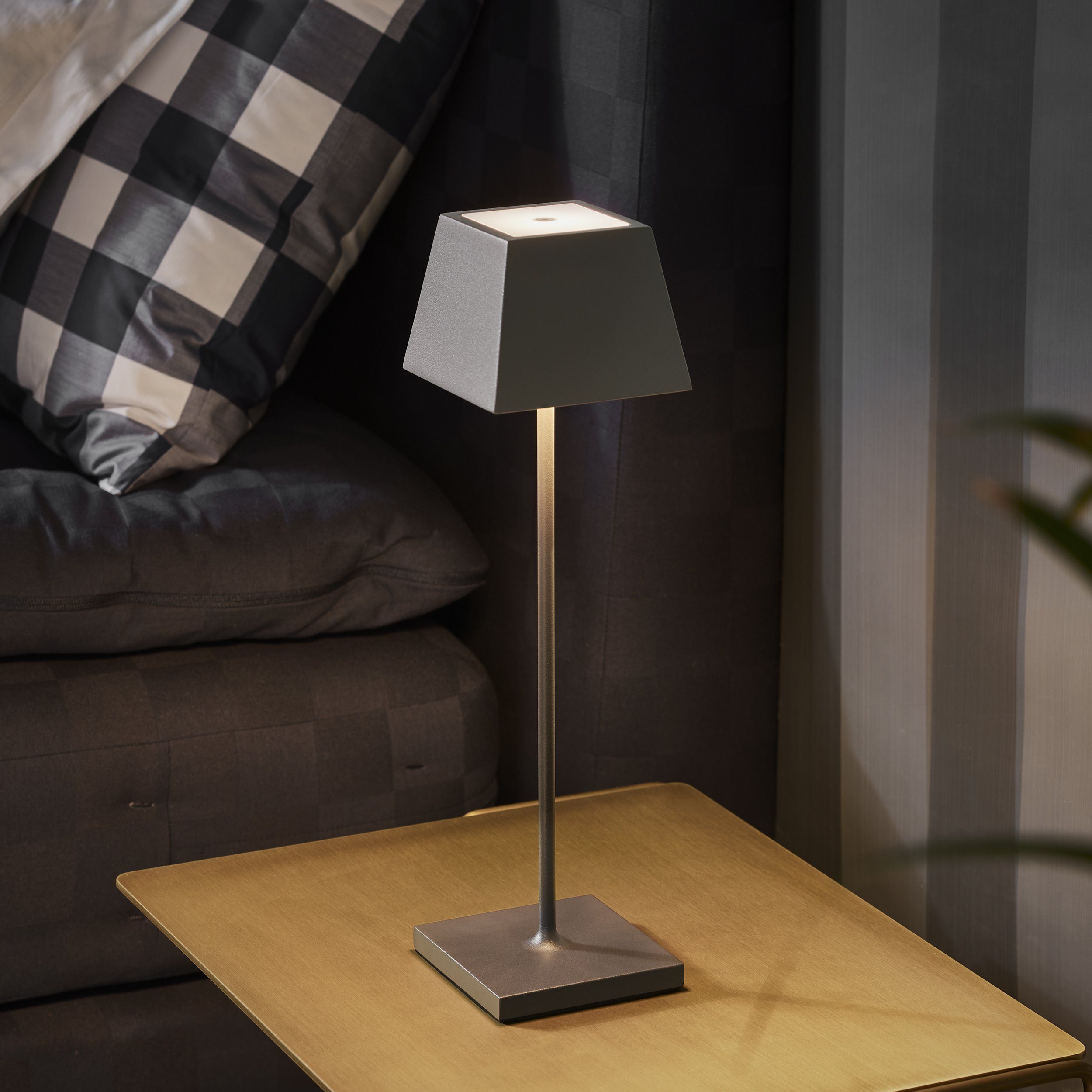 SIGOR LED Tischleuchte Tischleuchte NUINDIE Graphitgrau günstig online kaufen