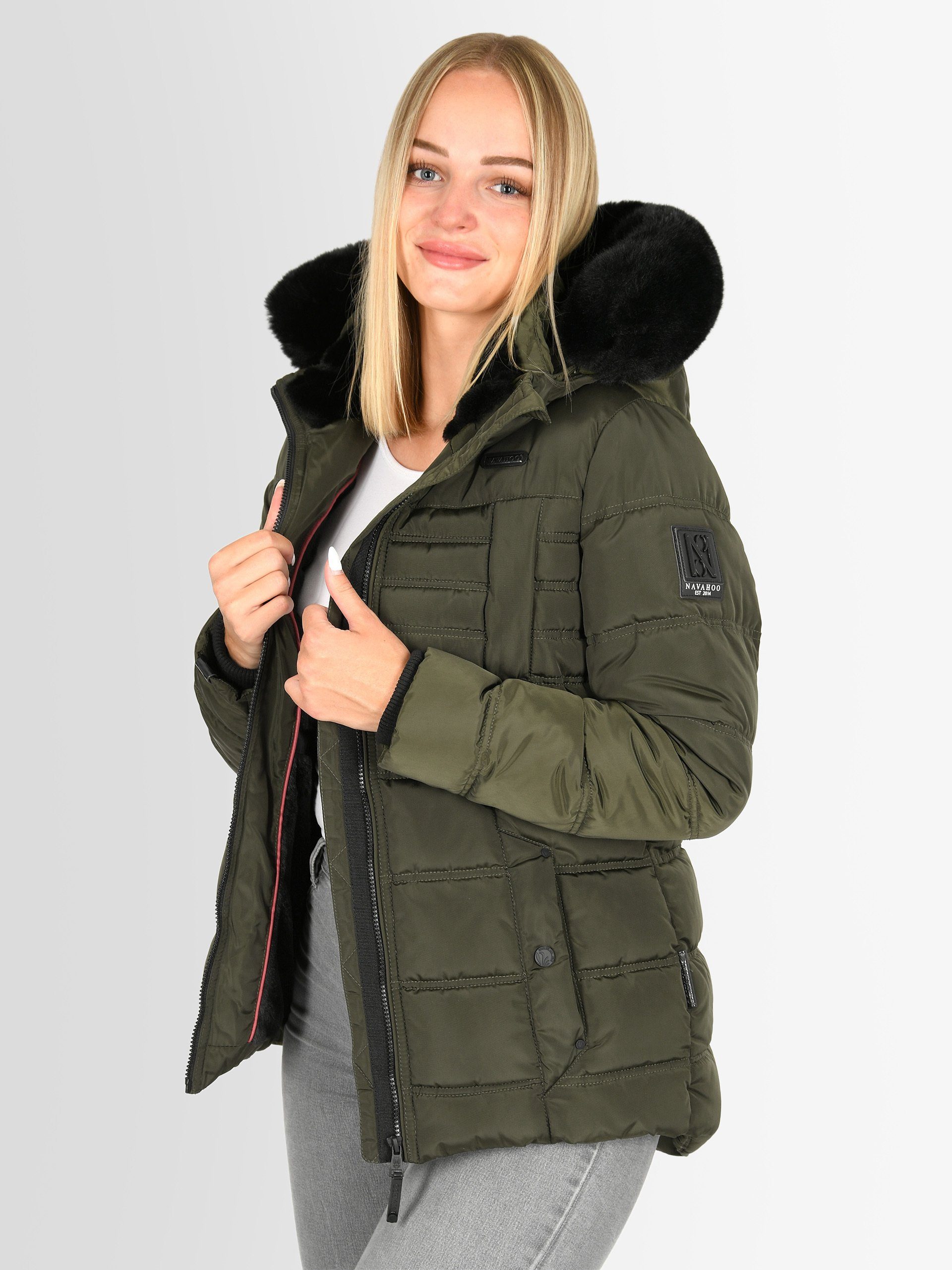 Navahoo Winterjacke Lissandra mit hochwertigem Steppdesign