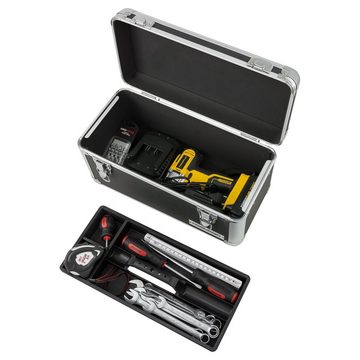 anndora Werkzeugkoffer 13 Liter Transportbox Werkzeugkasten - schwarz