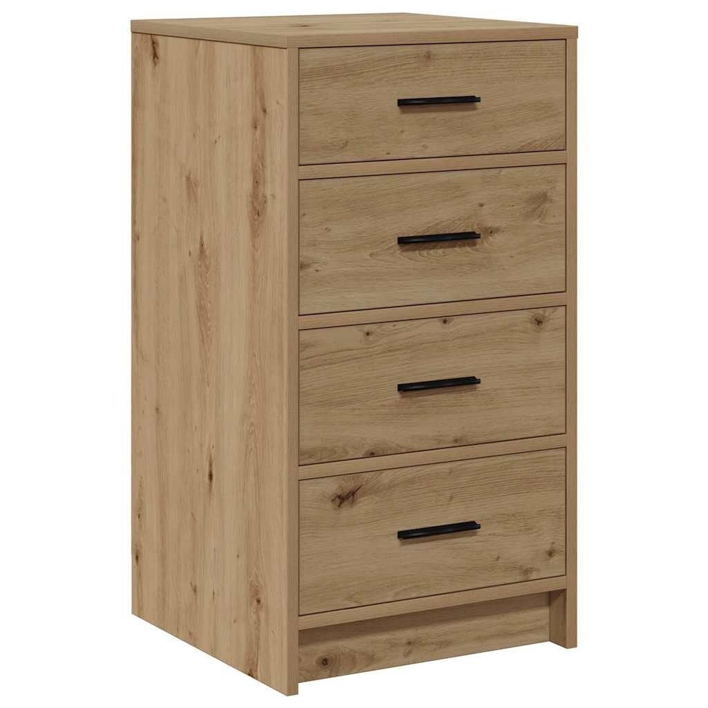vidaXL Sideboard Sideboard Artisan-Eiche 40 x 41 x 75 cm Holzwerkstoff (1 St)