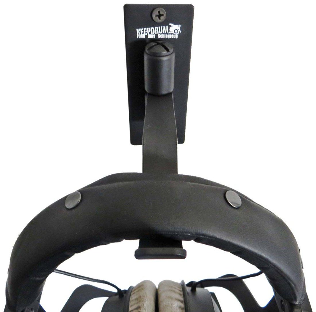 keepdrum Kopfhörerständer keepdrum Kopfhörer-Wandhalter HMP01, (bis 4 Zoll, Wandhalter, Kopfhörer-Wandhalter)