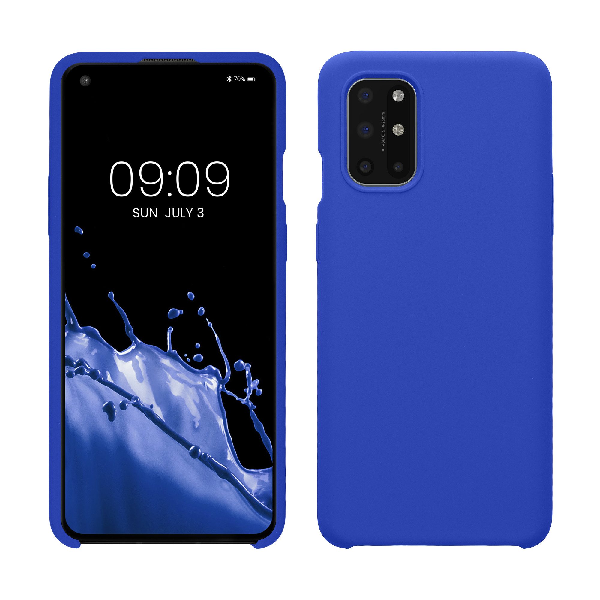 kwmobile Handyhülle Handyhülle für OnePlus 8T Hülle, Weiches Handy Silikon Case - Schutzhülle Cover