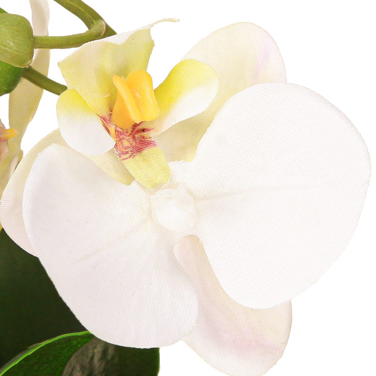 Kunstorchidee Mini Orchideen Phalaenopsis Kunstblumen im dekorativen, Viana günstig online kaufen