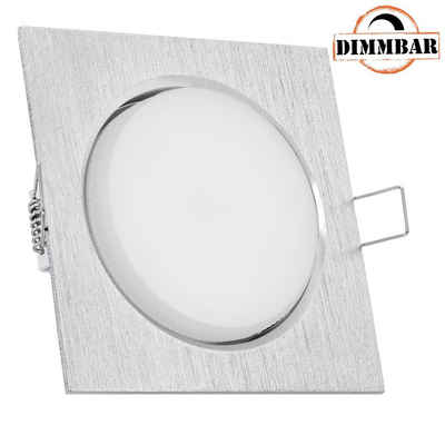 LEDANDO LED Einbaustrahler GX53 LED Einbaustrahler Set - 4000 K (neutralweiß) - in aluminium gebü