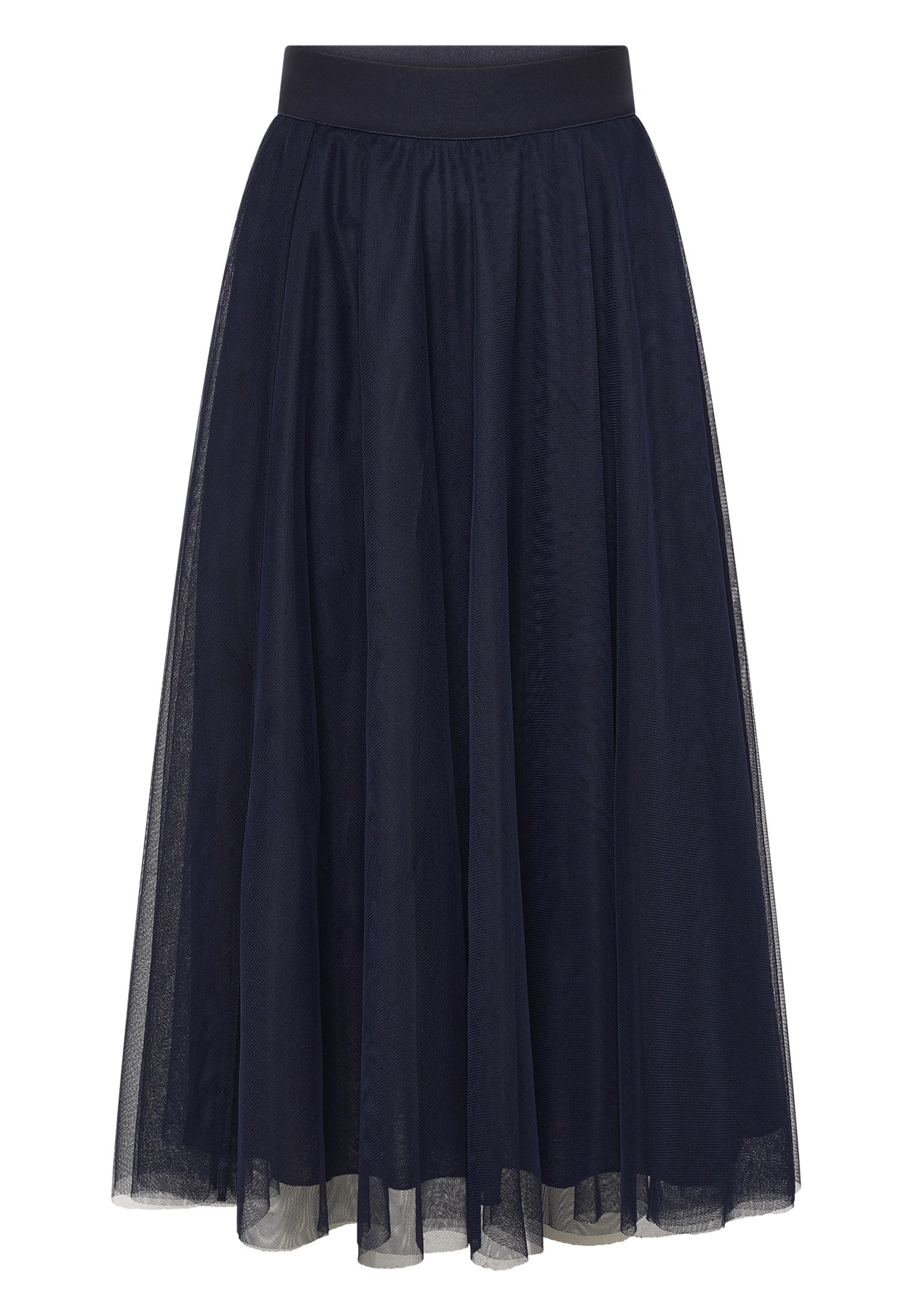Zero Midirock Damen mit elastischem Bund Material.