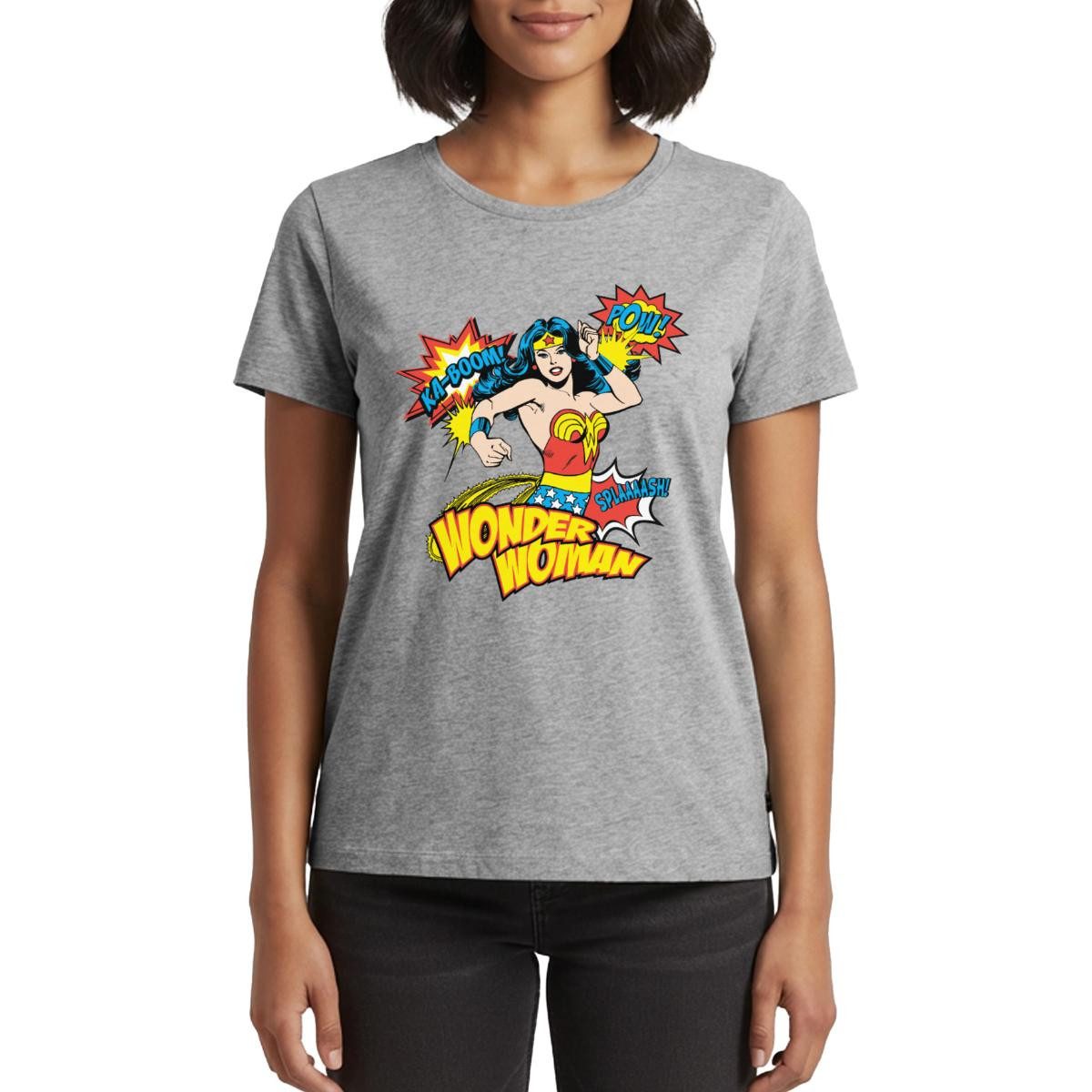 T-Shirt DC Comics Wonder Woman Retro Frauen Premium T-Shirt