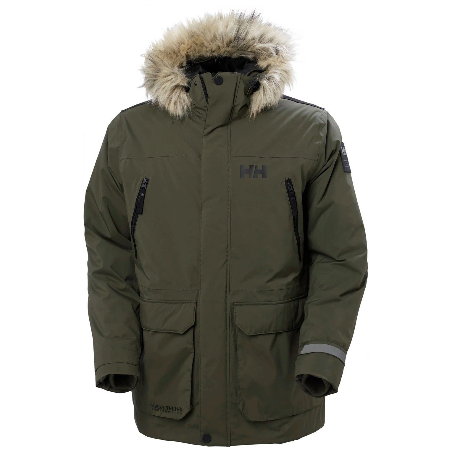 Helly Hansen Parka Reine (PrimaLoft RISE) utility graugrün Herren