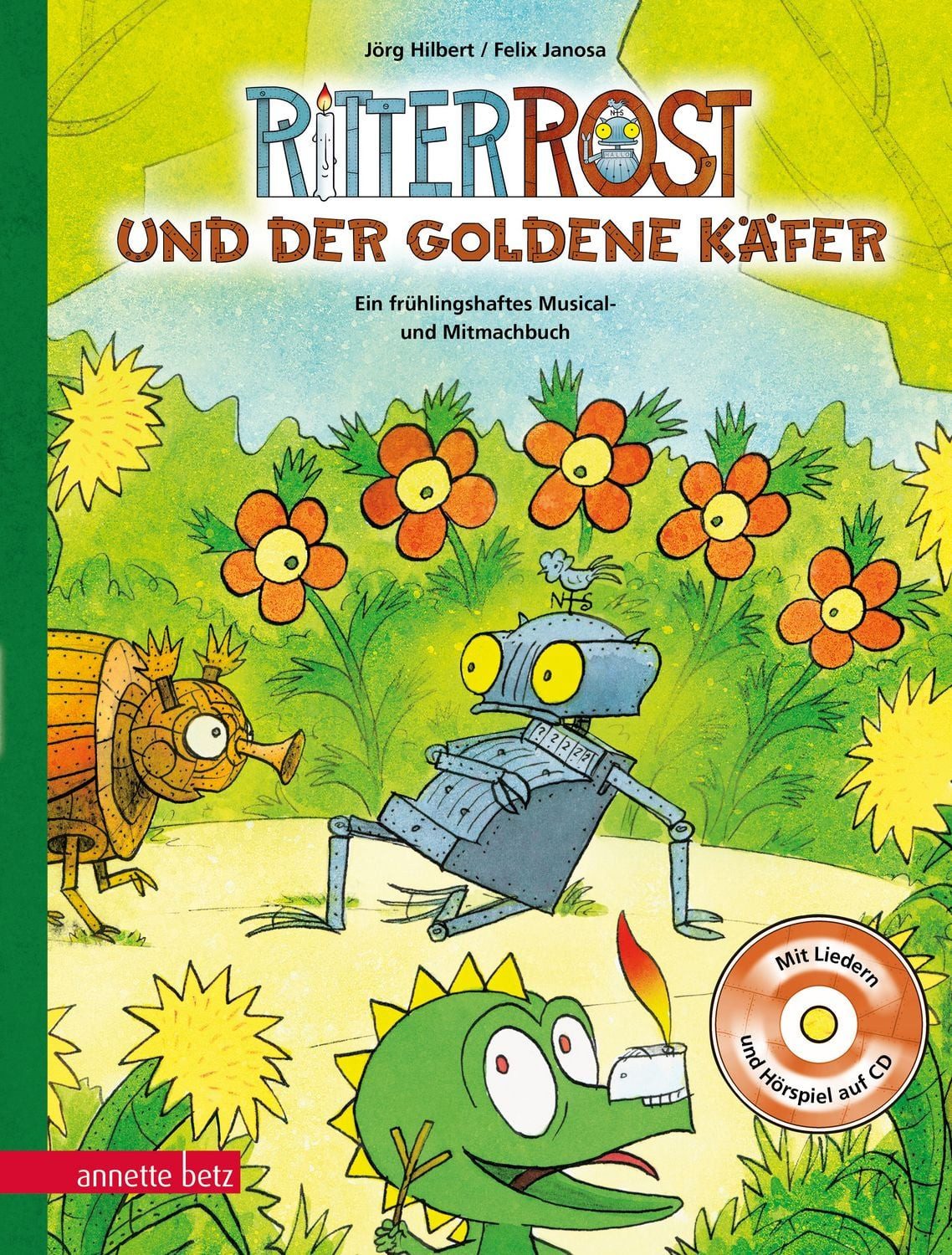 Kinderbuch Ritter Rost: Ritter Rost und der goldene Käfer (Ritter Rost mit CD und Jörg Hilbert, Felix Janosa