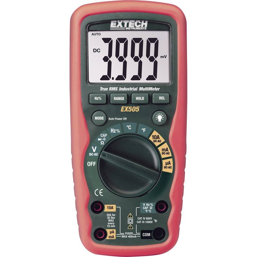 Extech Multimeter Digital-Multimeter, Wasserdicht (IP67)