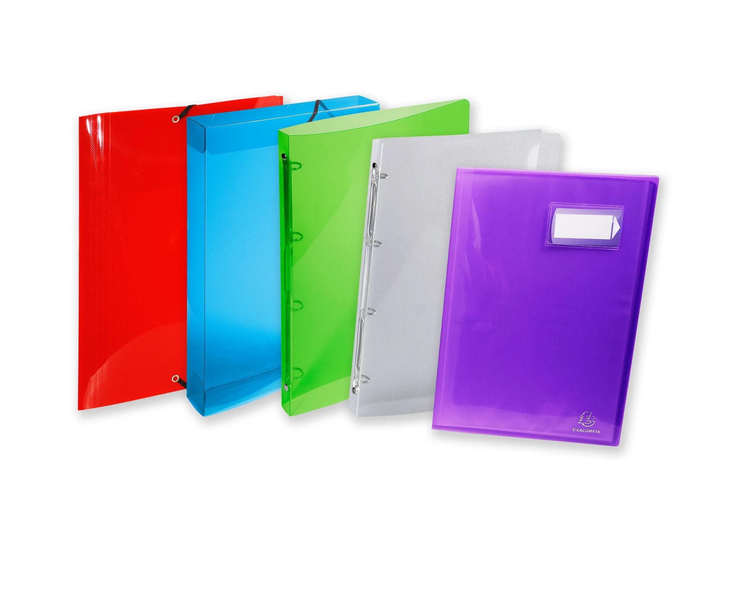 EXACOMPTA Archivcontainer 8x Archivbox PP 700µ Rücken 60mm 25x33 cm A4 Crystal Kristall 5982E, Archivboxen
