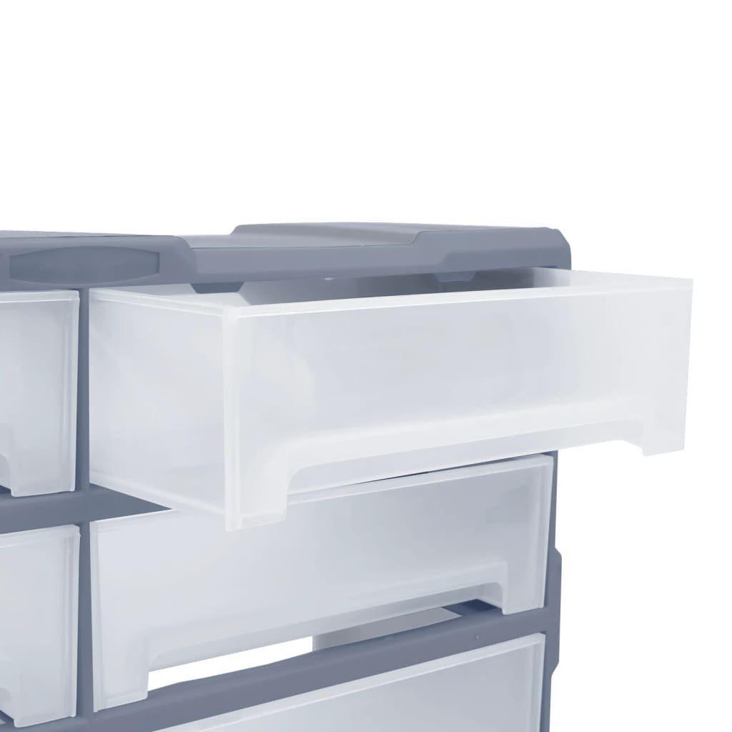 vidaXL Werkzeugbox Multi-Schubladen-Organizer 8 große St) (1 cm 52x16x37 Schubladen
