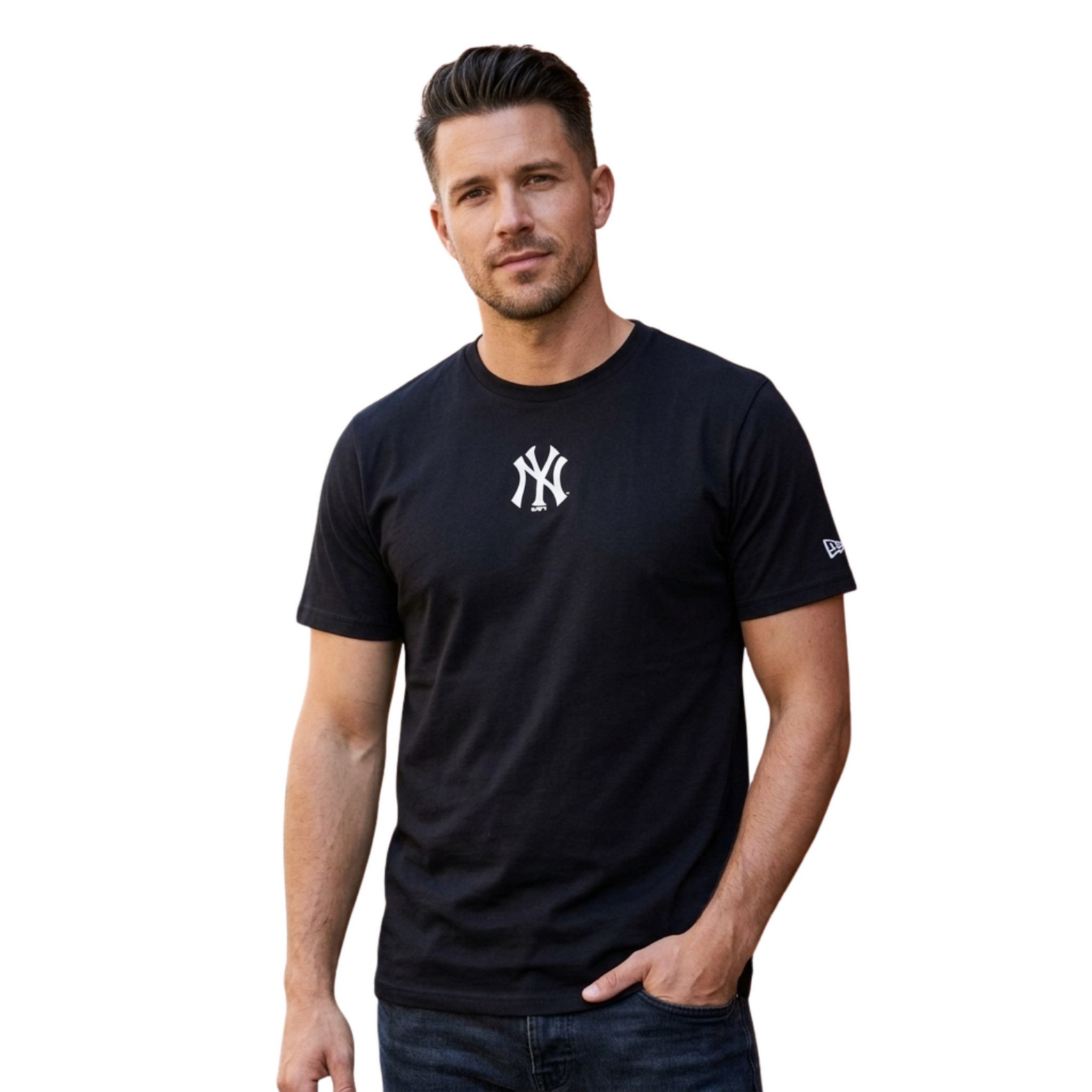 New York Yankees T-Shirt New York Yankees T-Shirt - Logo klein - Navy