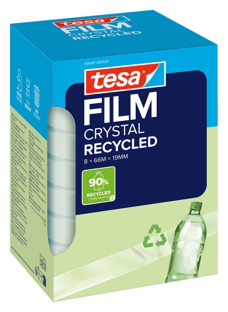 tesa Klebeband tesa Klebeband Crystal 66mx19mm 8 Rollen