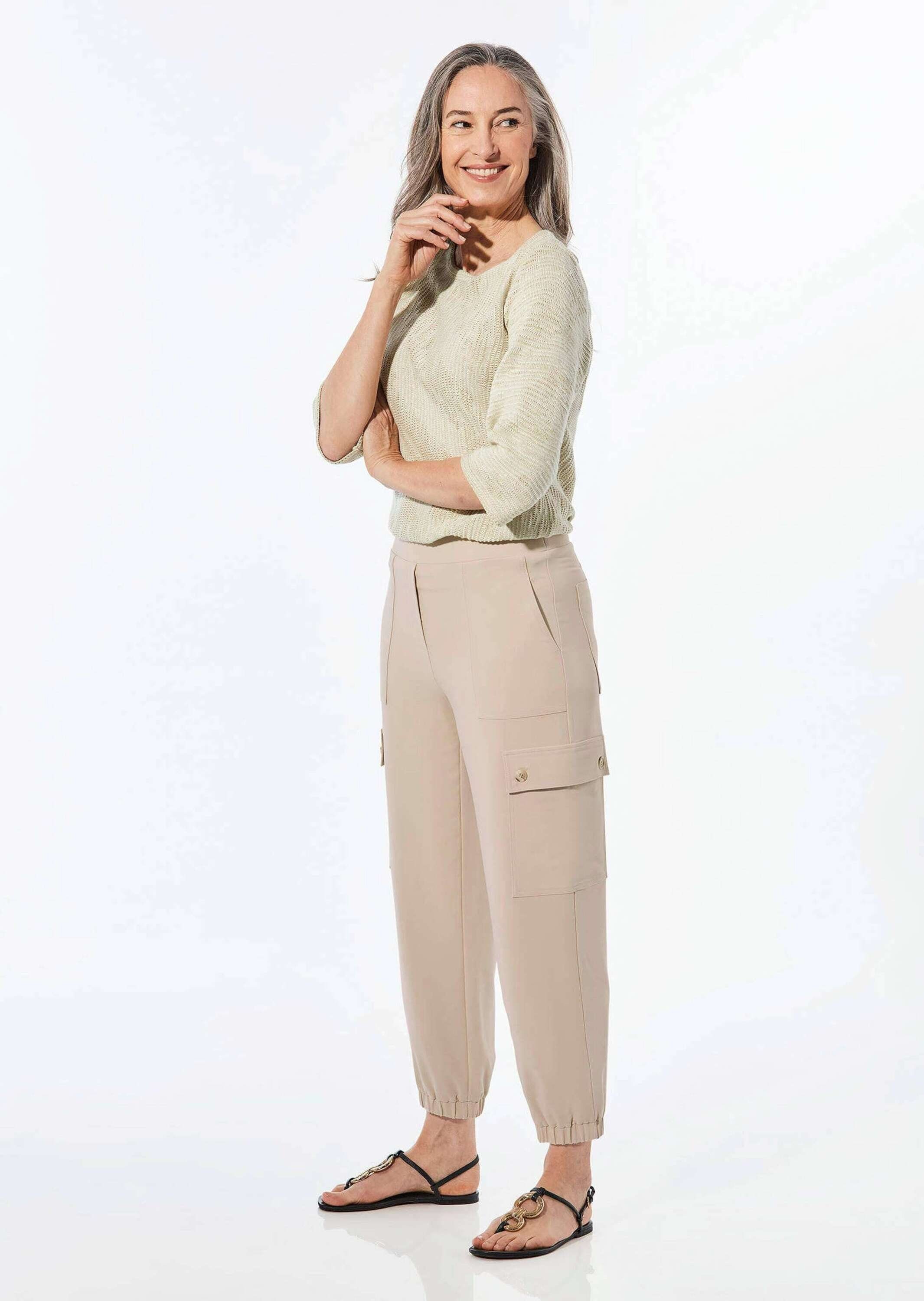 GOLDNER Stoffhose Hose im Cargo-Look günstig online kaufen