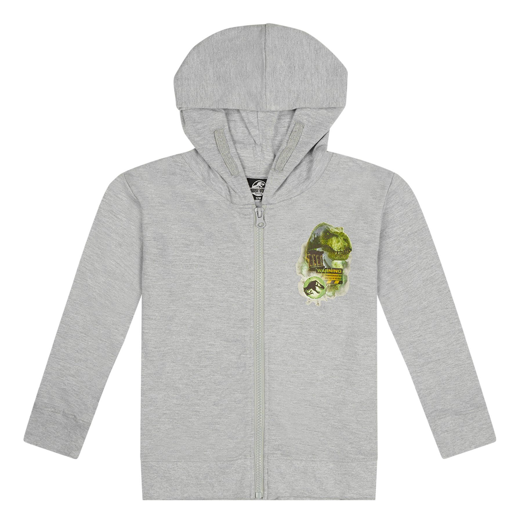 ONOMATO! Kapuzensweatjacke Jurassic World Sweat-Jacke Hoodie-Jacke Kapuze Kapuzenjacke Reißverschluss
