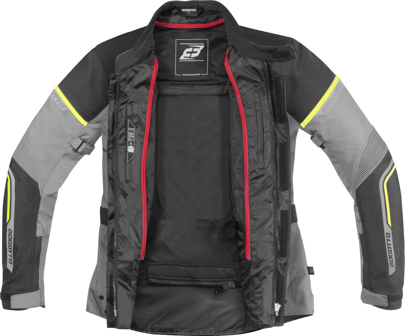 Bogotto Boston Motorrad Textiljacke - Style Mit Level 2 Protektoren
