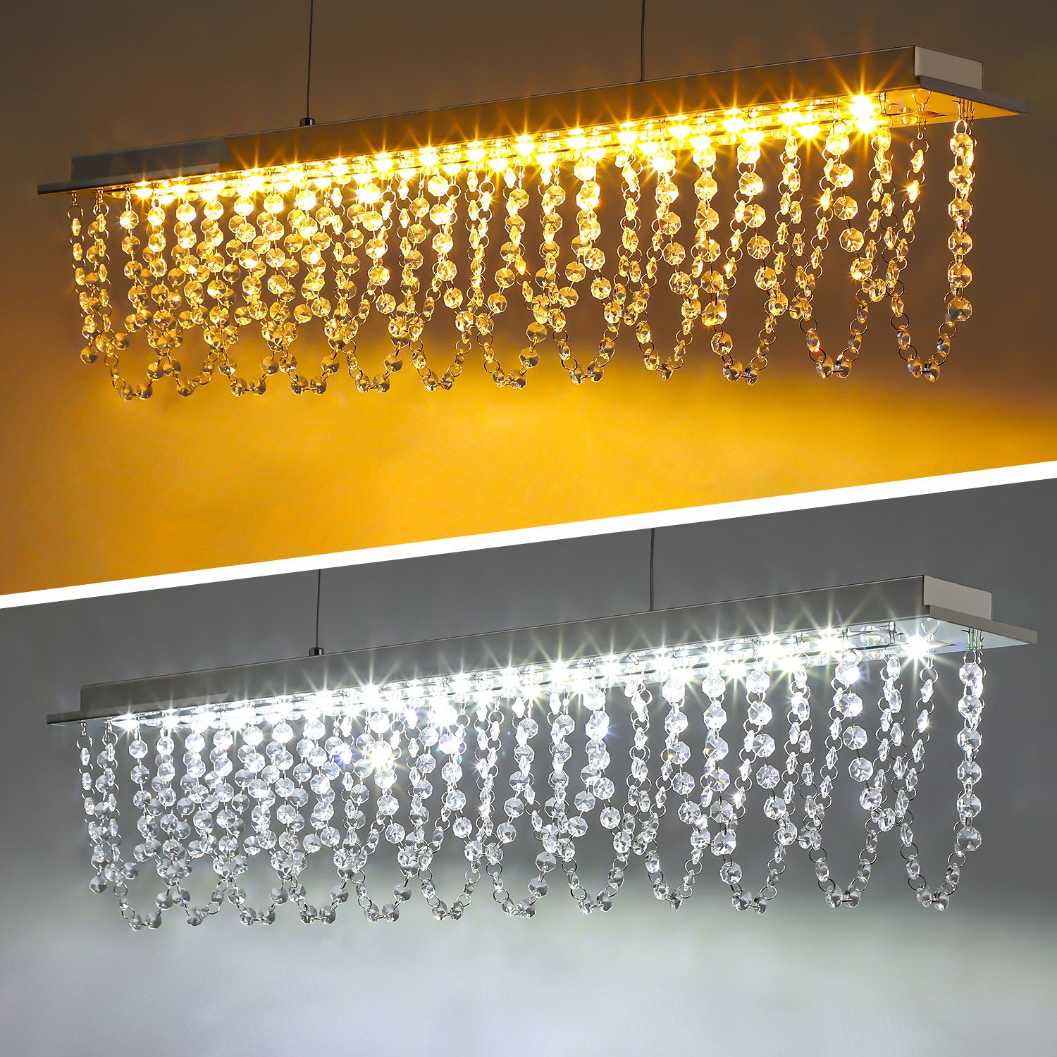 oyajia Deckenleuchte LED Deckenlampe Hängelampe 38W, günstig online kaufen