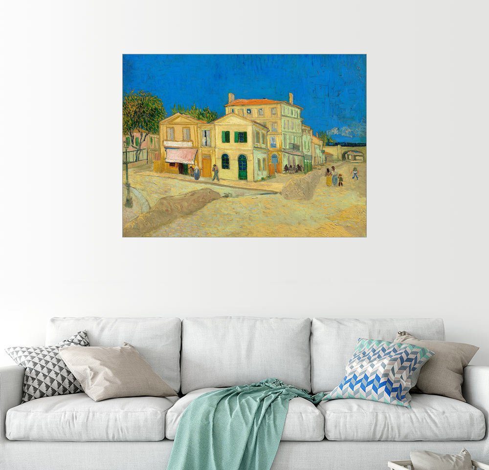 Posterlounge Wandbild - Vincent van Gogh »Das gelbe Haus ...