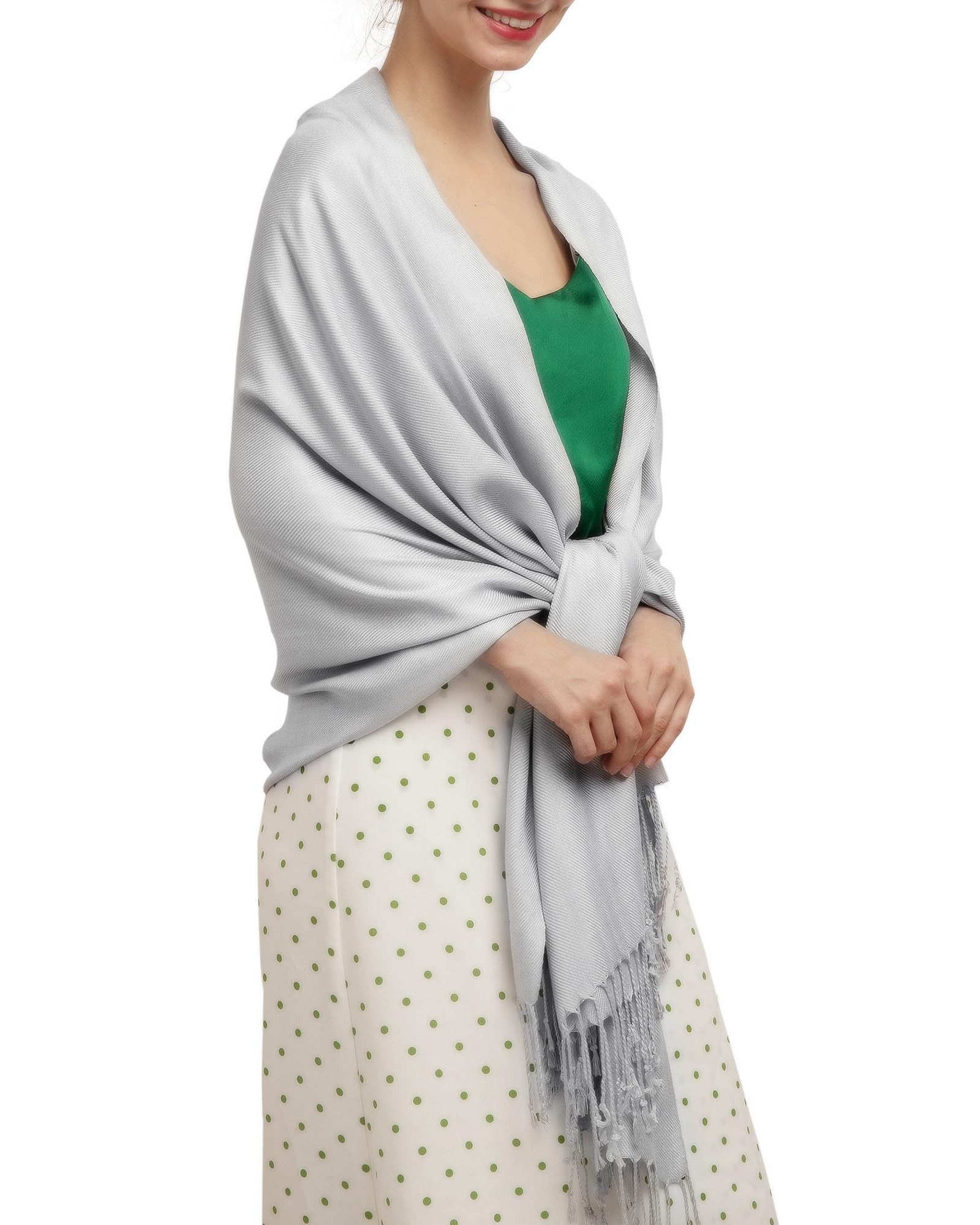 Cachito Modeschal Damen Schultertuch Abendkleid festlich Schal, mit quasten/fransen, Tücher für abendkleid Stola Scarf Winterschal