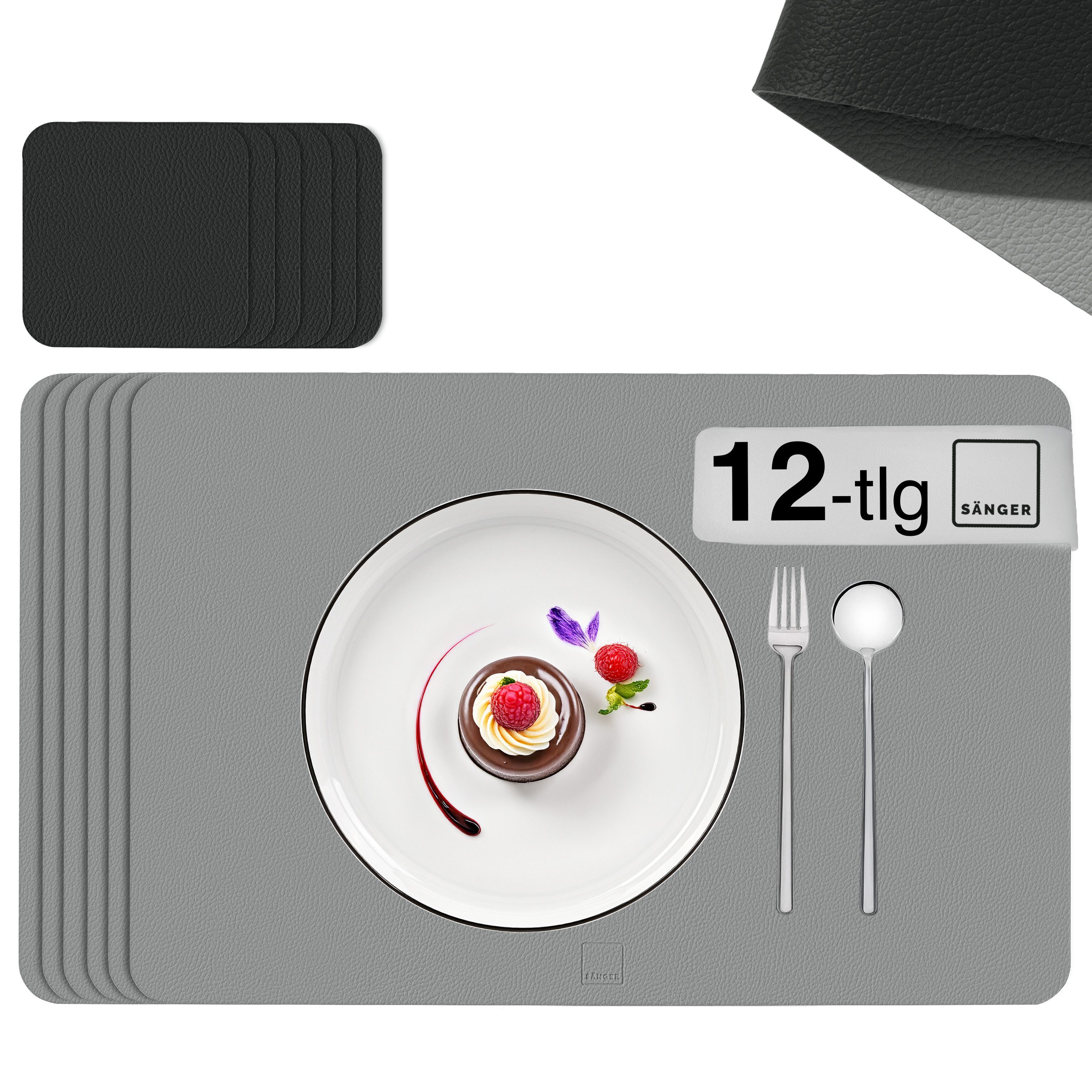 Platzset aus Kunstleder
