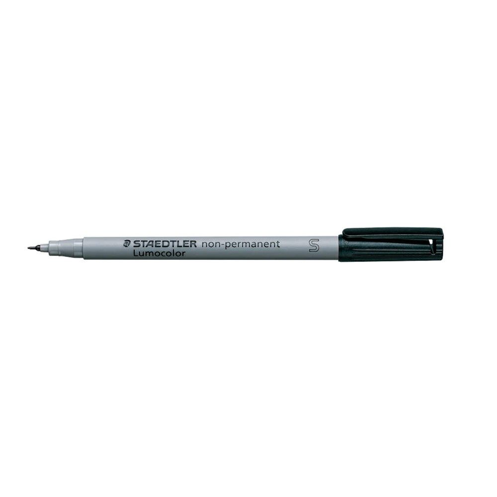 STAEDTLER 10x Lumocolor Folienstifte schwarz 0,4 mm non-permanent Tintenpatrone