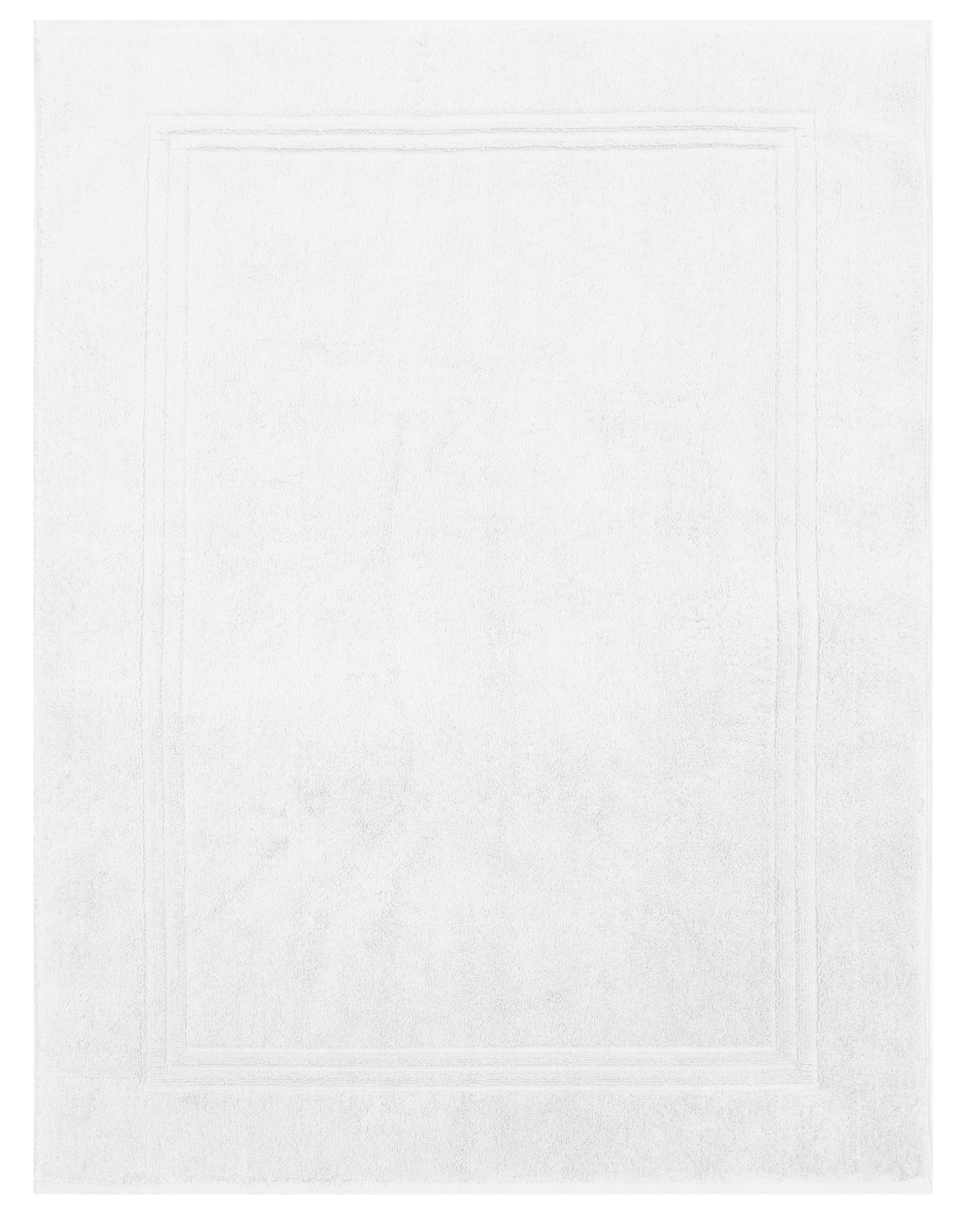 Betz Duschmatte Badvorleger Luxus XXL Badematte Badteppich Gold Qualität: 950g/m², beidseitig nutzbar, Baumwolle, rechteckig, Farbe weiß