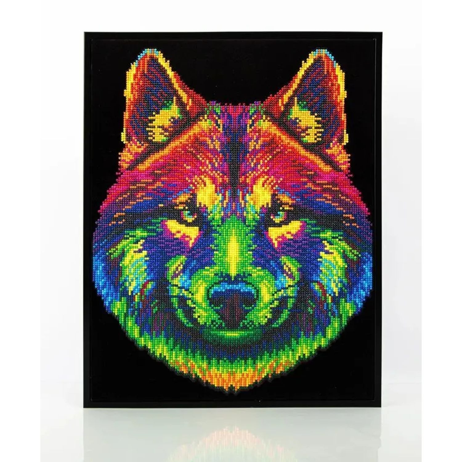 Spiel DIAMOND DOTZ - Diamond Painting Neon Wolf