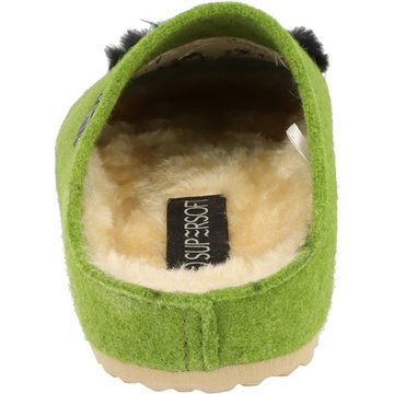 SUPERSOFT Damen Schuhe 522-469 Clogs Pandamotiv gefüttert Hausschuh