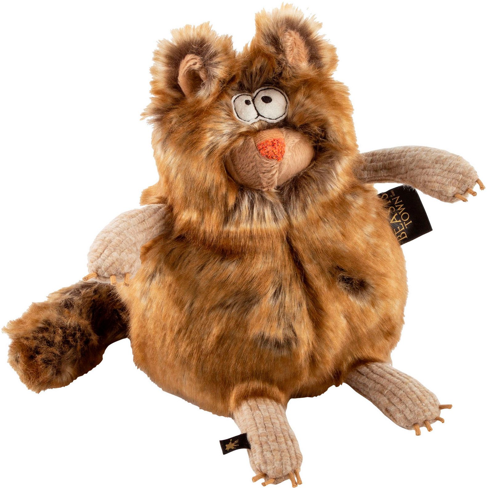 Sigikid Kuscheltier BeastsTown - Katze Fritten Fritze, Made in Europe