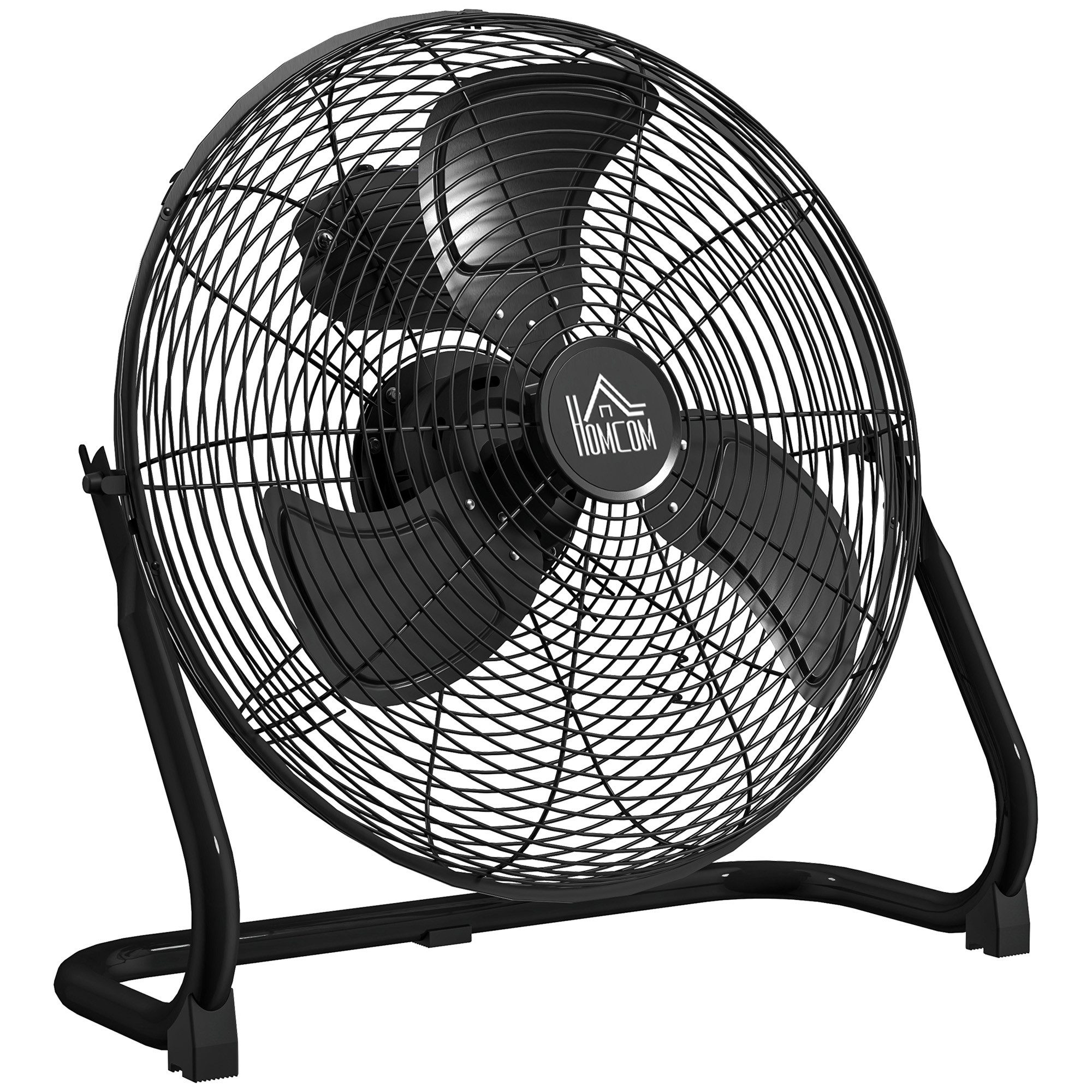 HOMCOM Bodenventilator mit 4 Geschwindigkeitsstufen, um günstig online kaufen