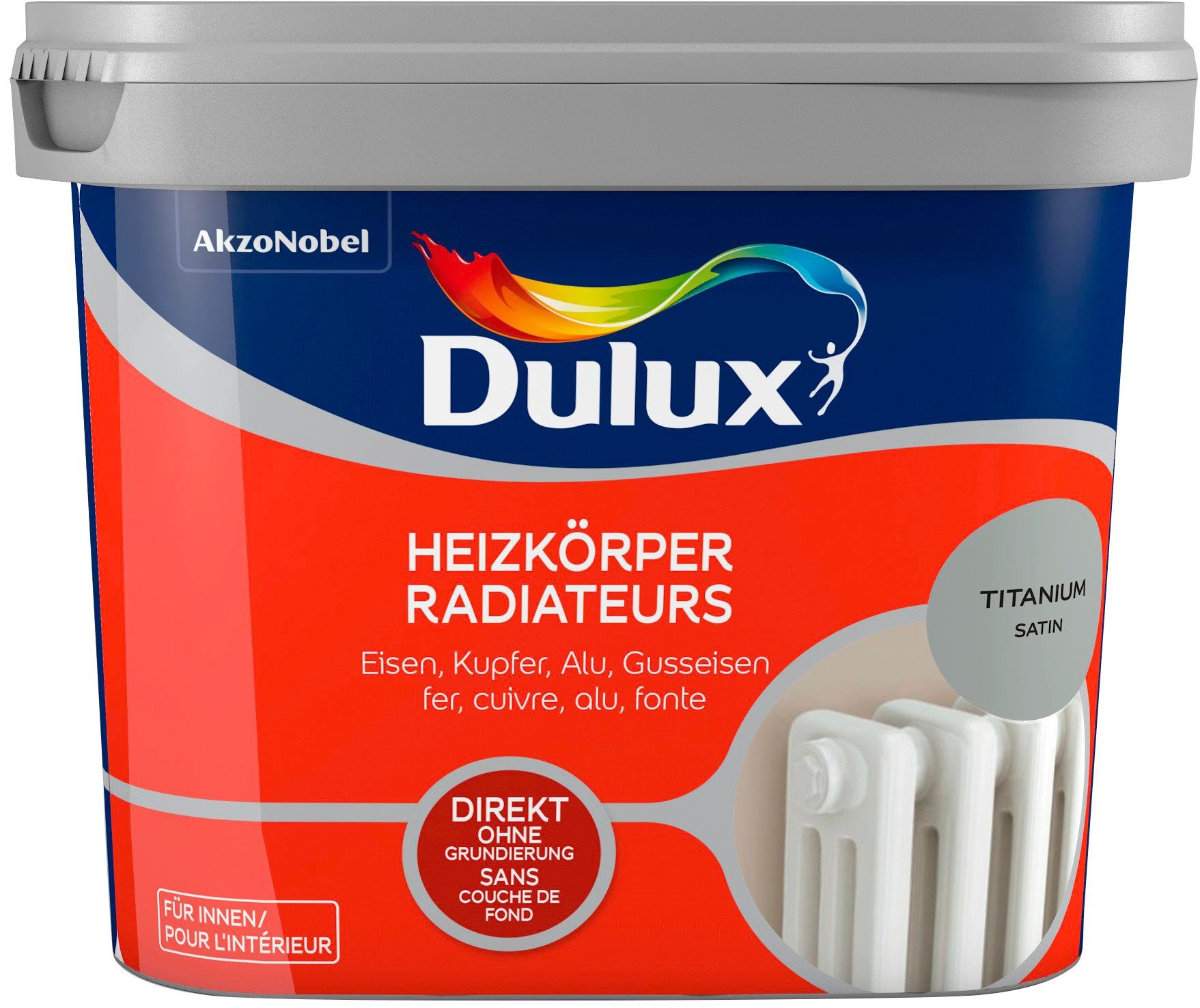 Dulux Heizkörperlack Fresh Up, titanium, l 0,75