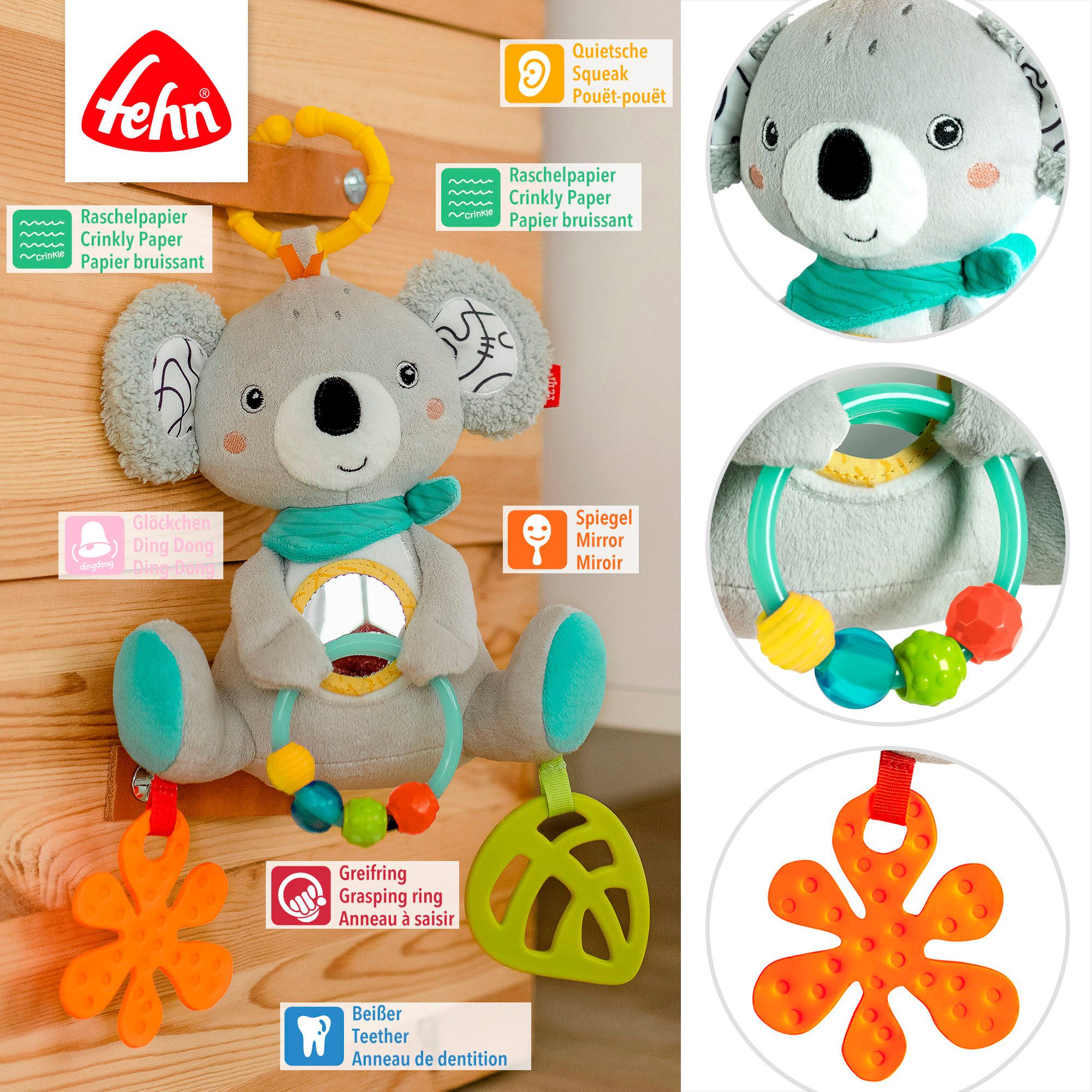 Fehn Greifspielzeug DoBabyDoo, Activity-Koala