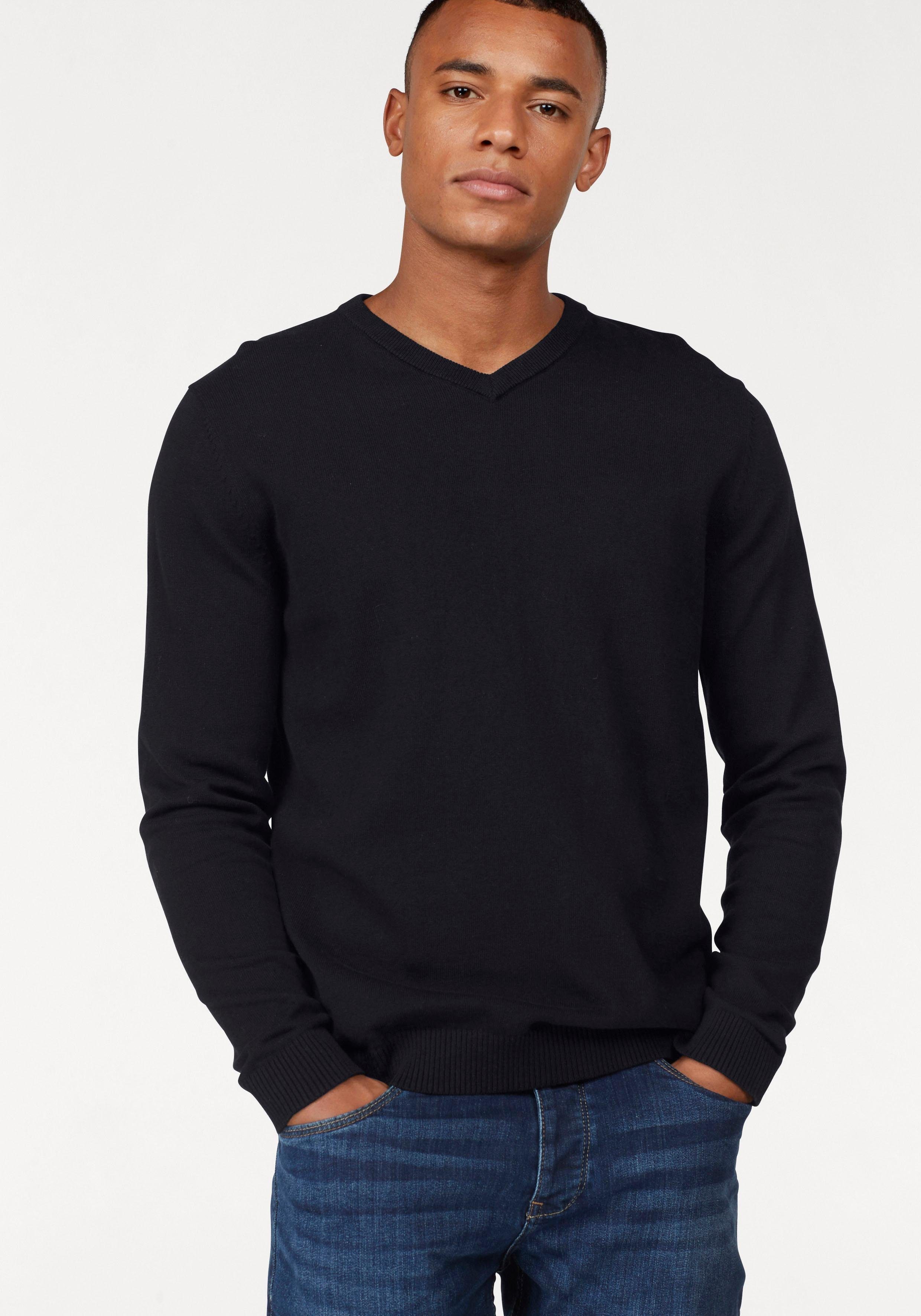 Jack \u0026 Jones V-Ausschnitt-Pullover 