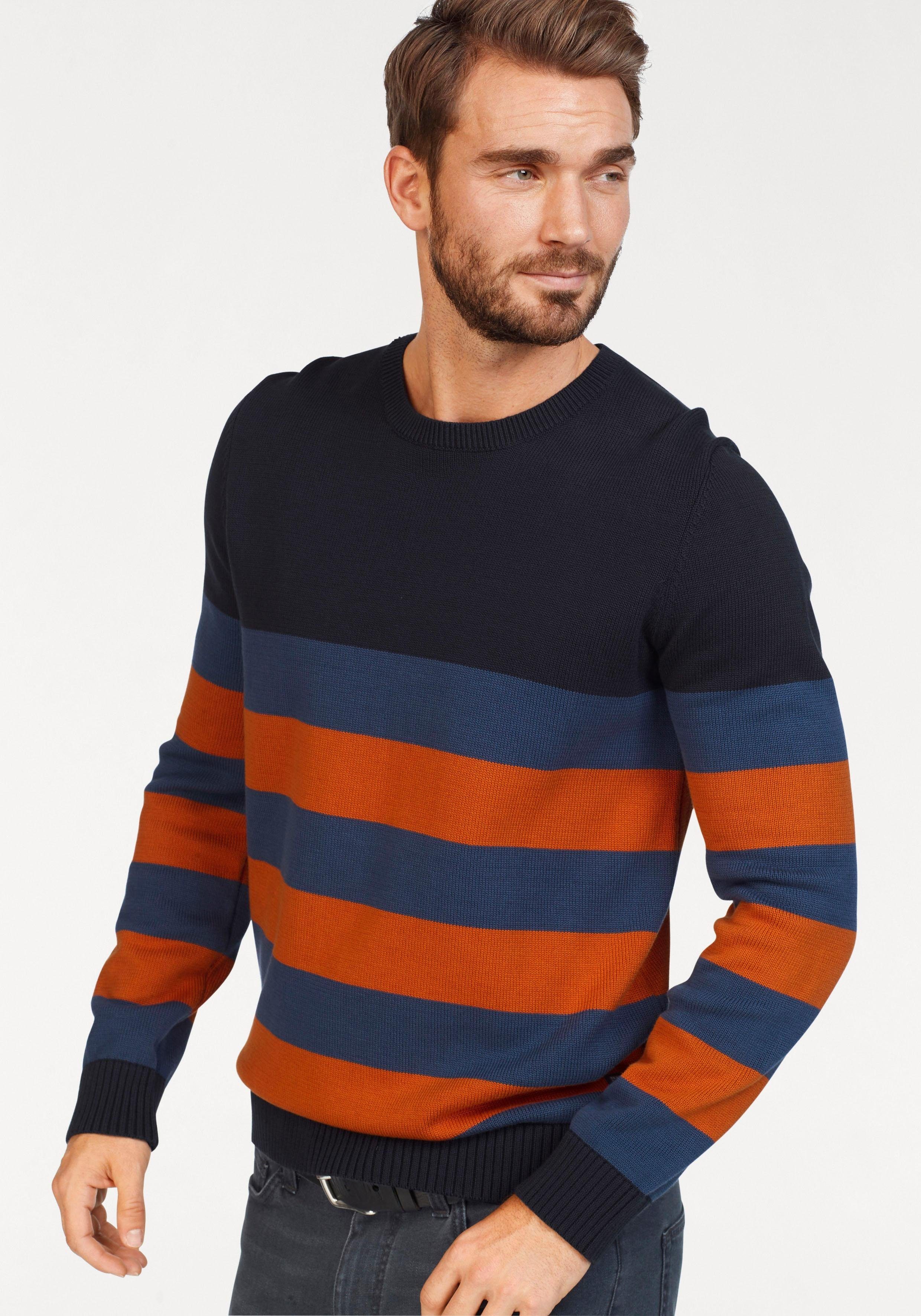 S.OLIVER RED LABEL Strickpullover mit Blockstreifen S.OLIVER RED LABEL Strickpullover mit Blockstreifen