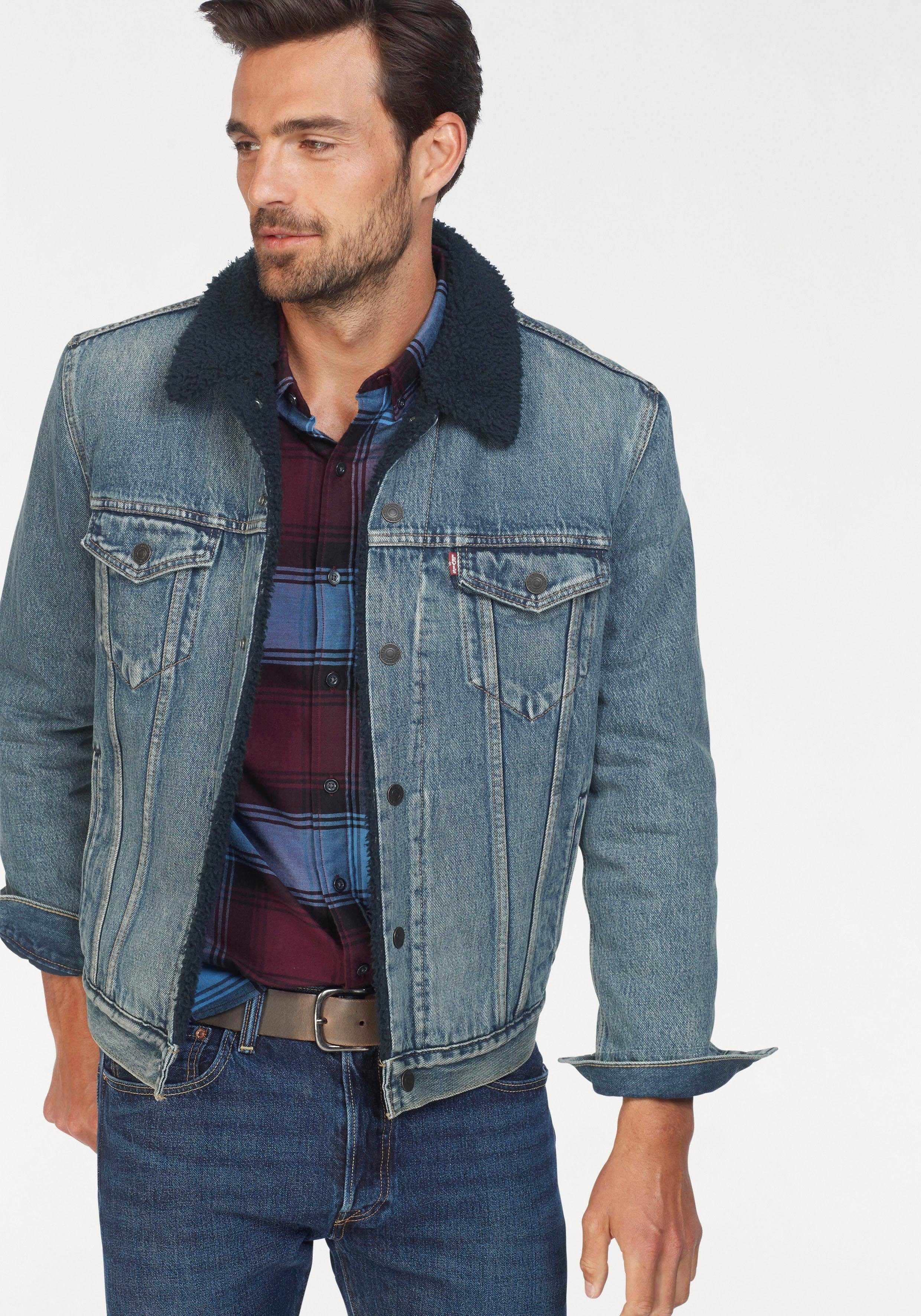Levi's® Jeansjacke warm gefüttert, Robustes Material aus Baumwolle online  kaufen | OTTO