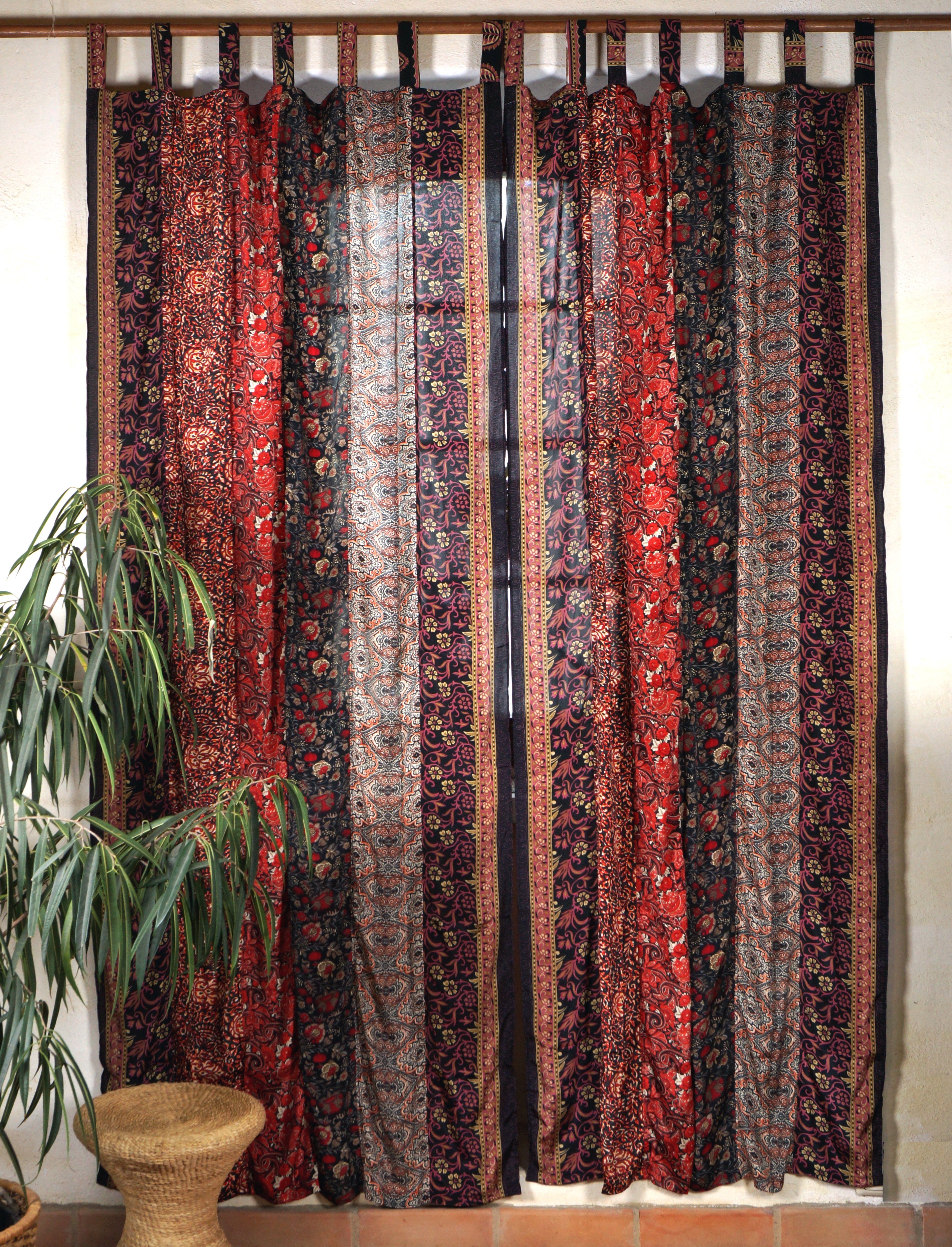 Guru-Shop Vorhang Boho Patchwork Vorhänge, 1 günstig online kaufen