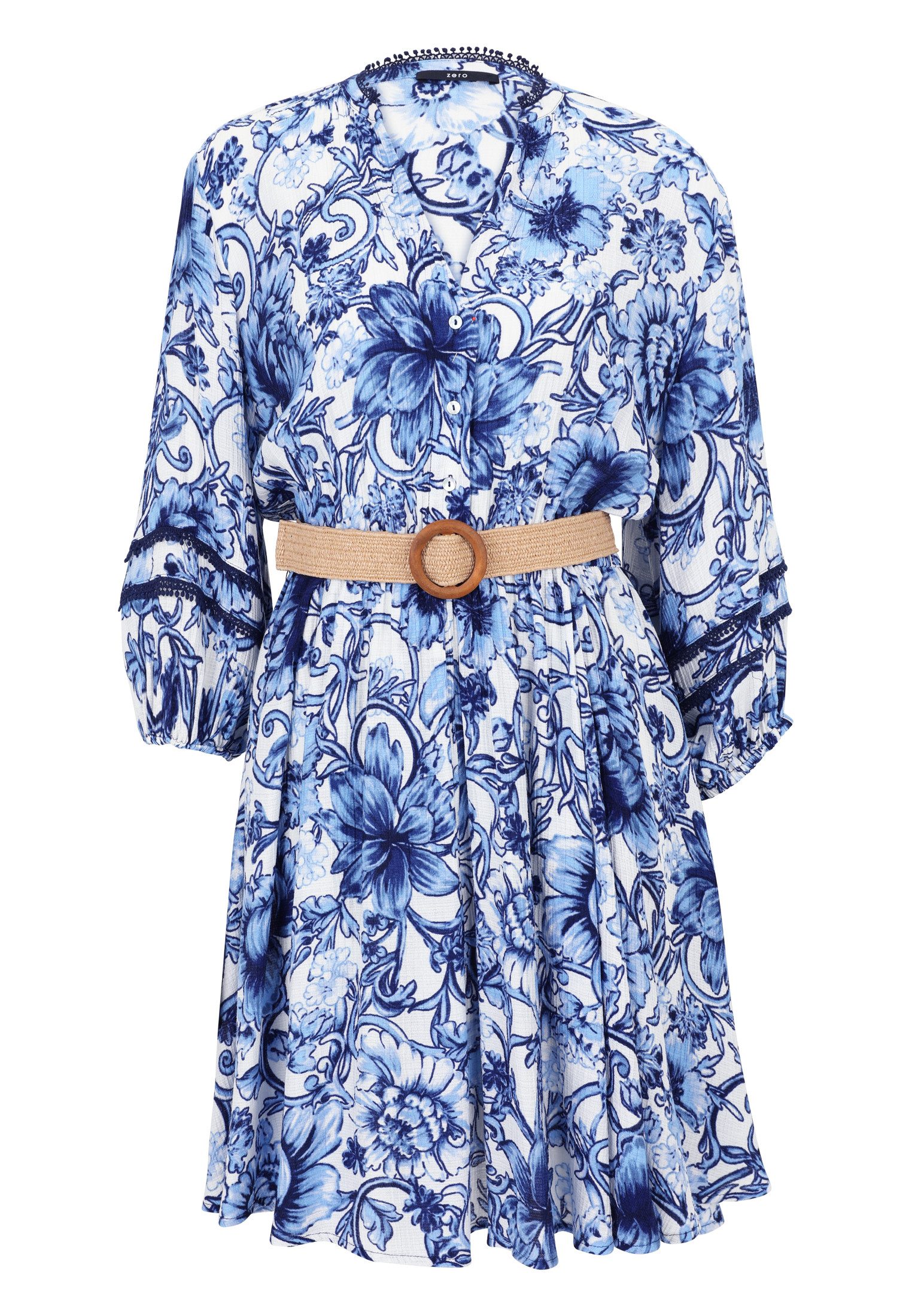 Zero Minikleid zero Minikleid mit Blumendruck günstig online kaufen