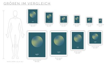 MOTIVISSO Poster Planeten - Erde - Earth