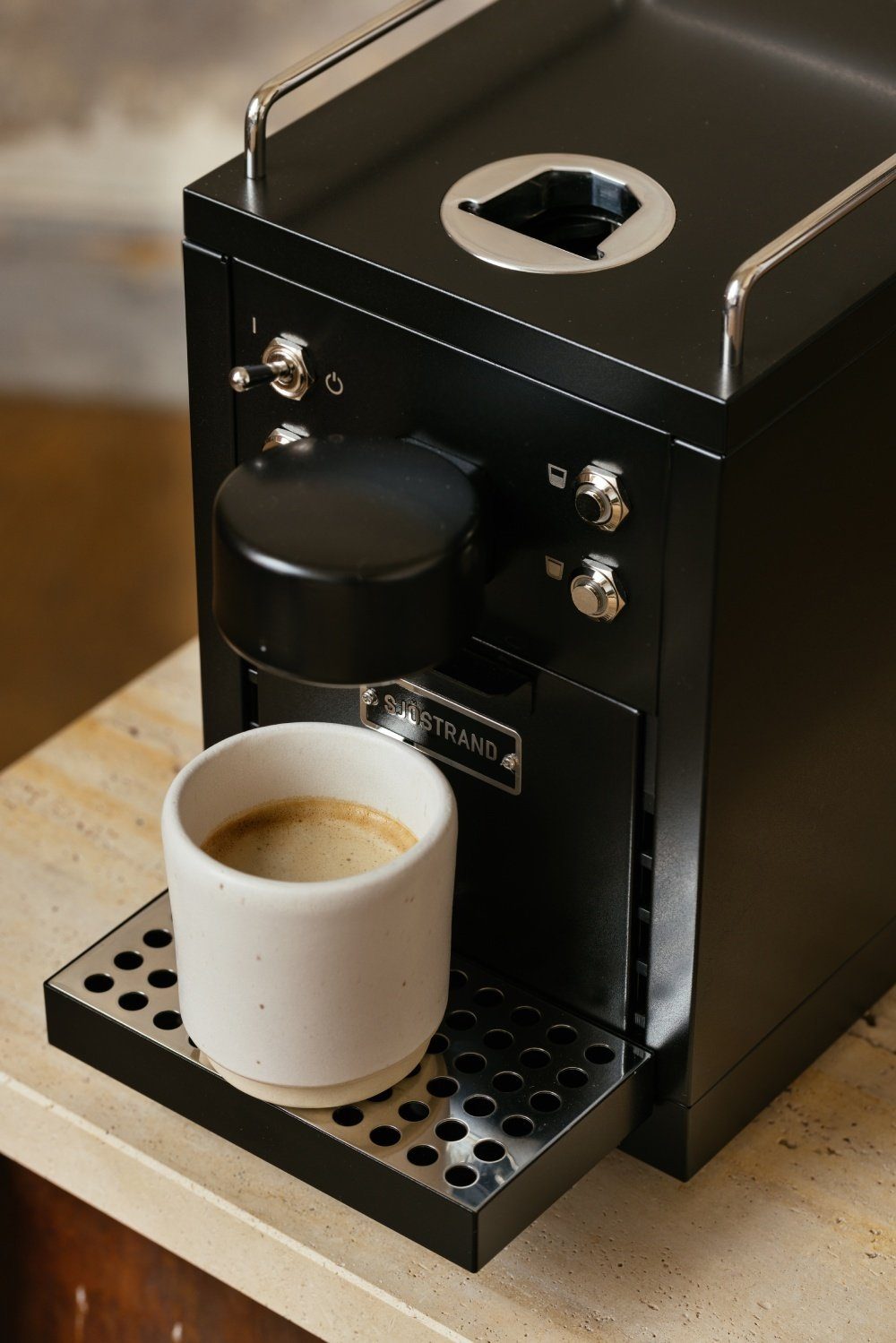 Capsule Machine Espresso Sjöstrand Kapselmaschine Black