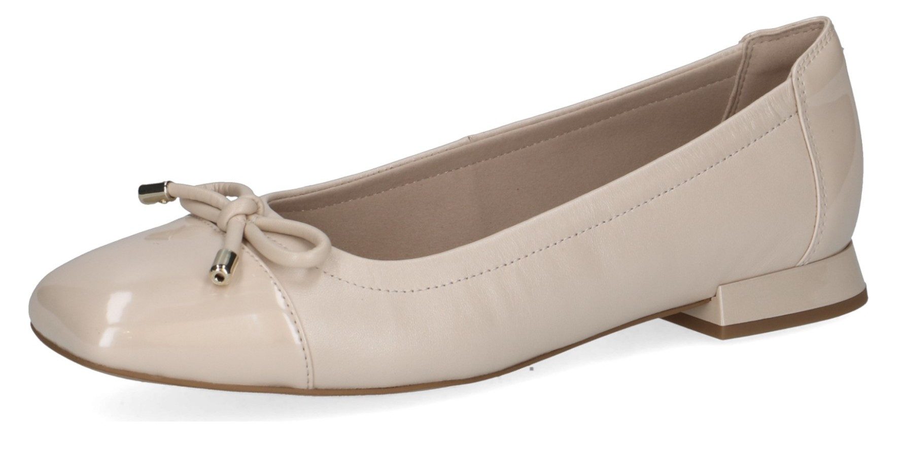 9-22104-42 452 Cream Pearl Ballerina