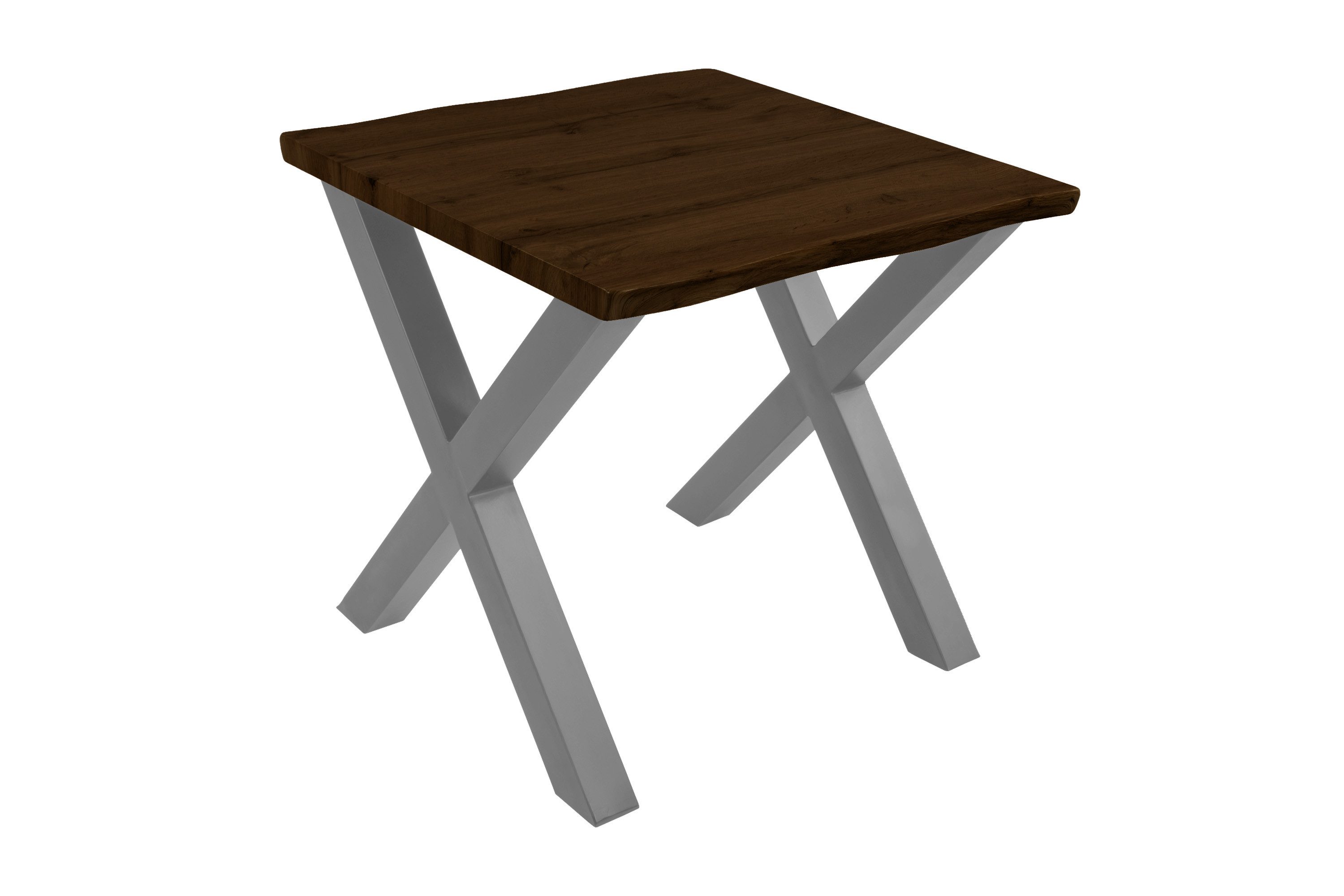 Loreno® Esstisch Josy, Nussbaumholz, Baumkante, MDF-Platte, günstig online kaufen