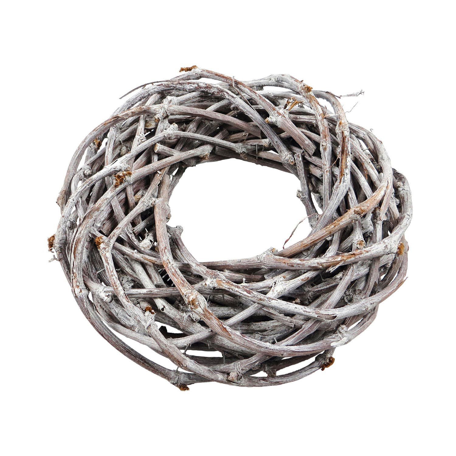 matches21 HOME & HOBBY Dekokranz Weinreben-Kranz weiß gekalkt in 20 cm für günstig online kaufen