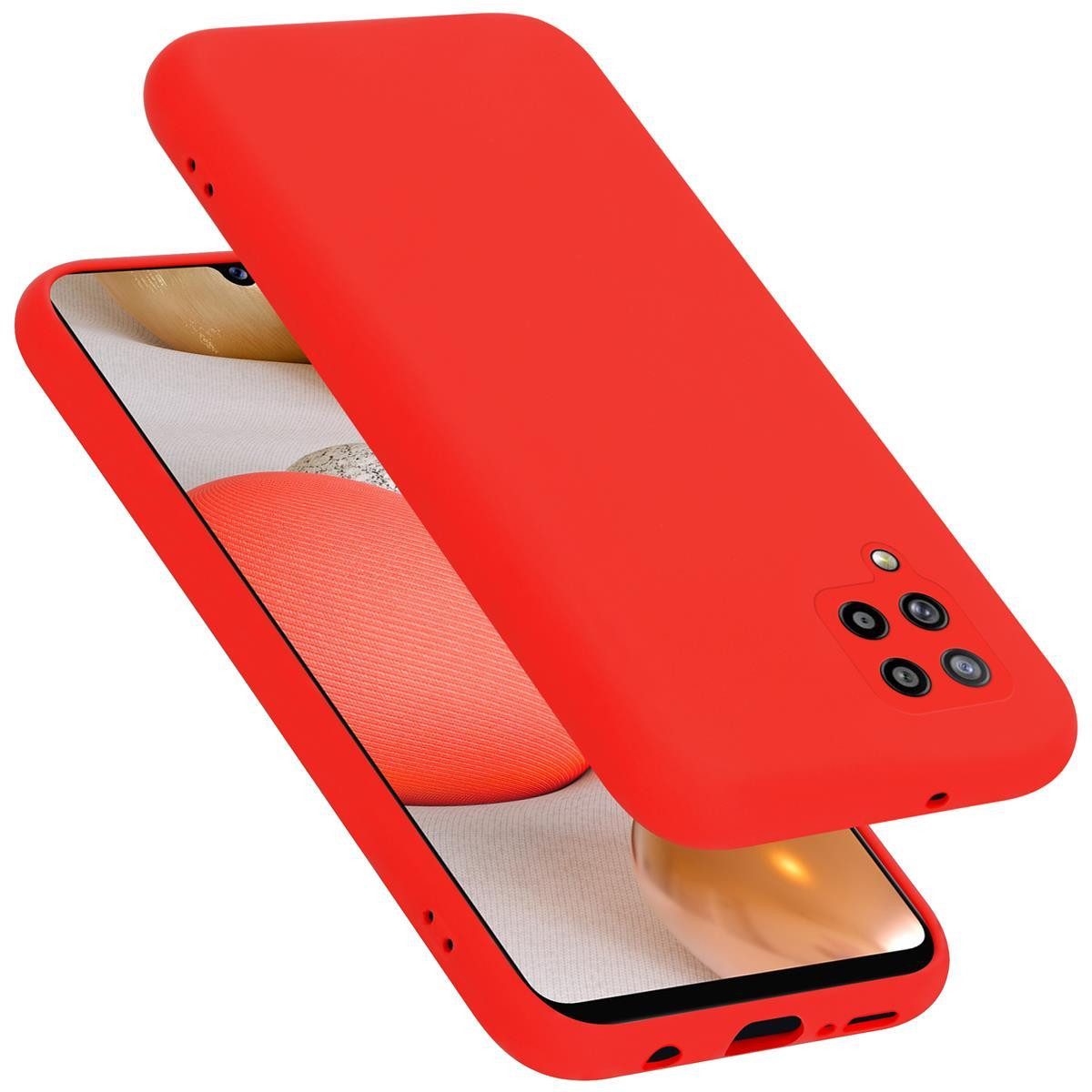 Cadorabo Handyhülle für Samsung Galaxy A42 4G Hülle Samsung Galaxy A42 4G, Flexible Hülle TPU Silikon Schutzhülle Back Cover Case