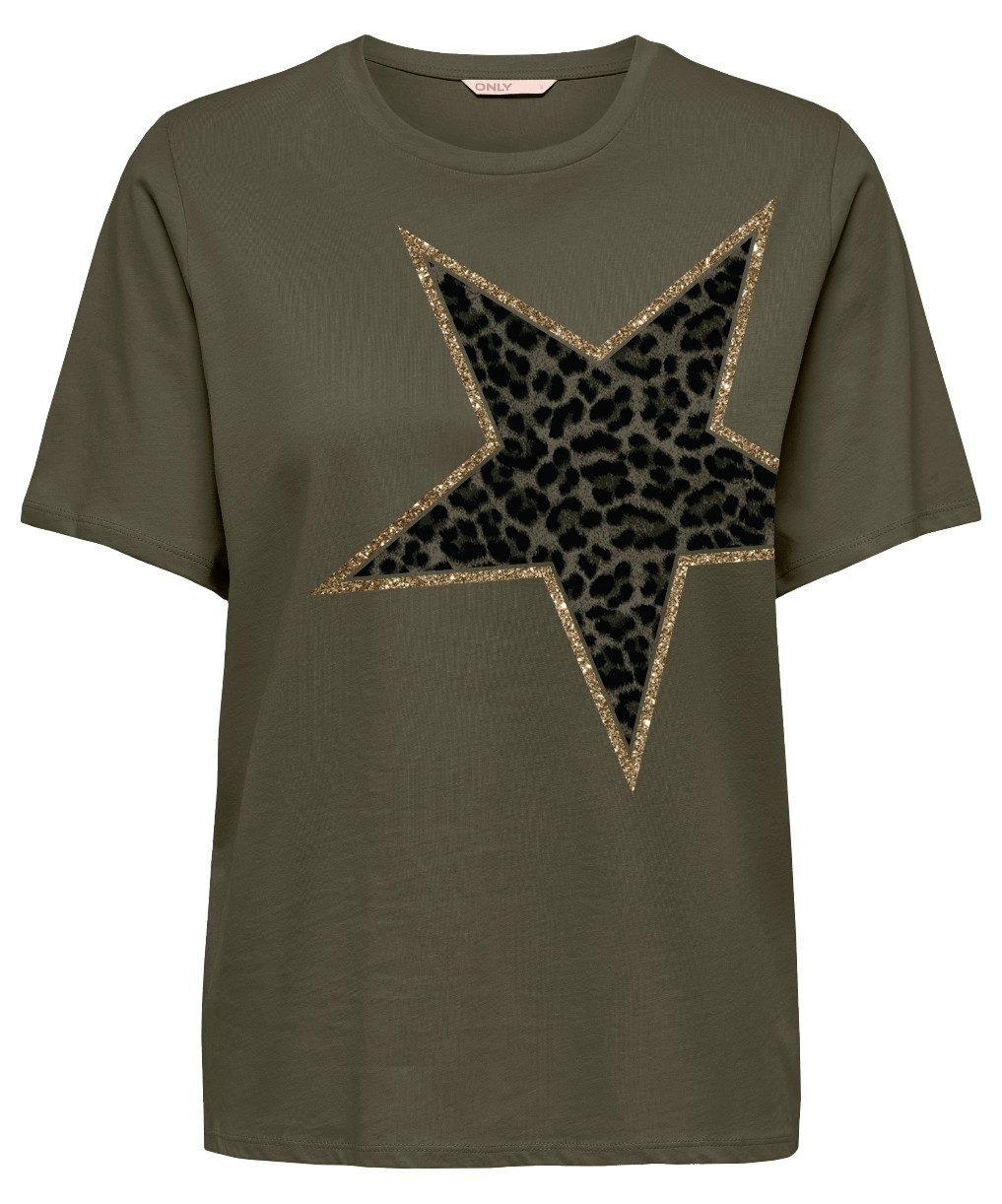 ONLY Kurzarmshirt ONLKITA LIFE REG S/S MIX TOP CS JRS EX. Baumwolle, regular fit