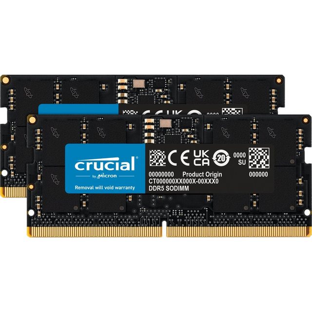 Crucial SO DIMM 64 GB DDR5 4800 (2x 32 GB) Dual Kit Arbeitsspeicher  - Onlineshop OTTO