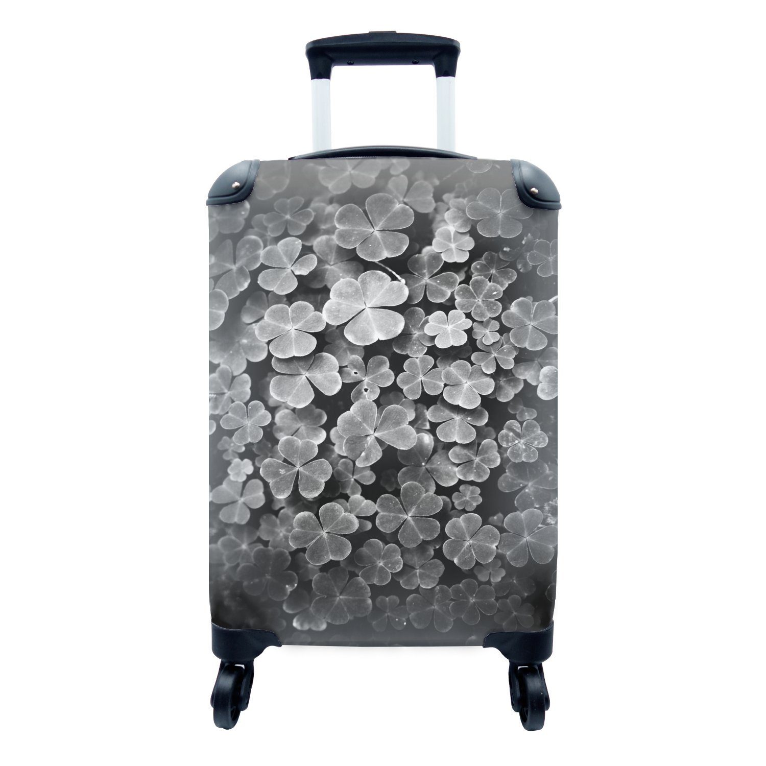 MuchoWow Handgepäckkoffer Koffer Handgepäck Fotokoffer Trolley Kinderkoffer Extra Leicht Feld, 4 Rollen, Trolley Reisekoffer, Passend in 55x40x23 cm und 55x40x20 cm, Koffer Hartschalenkoffer