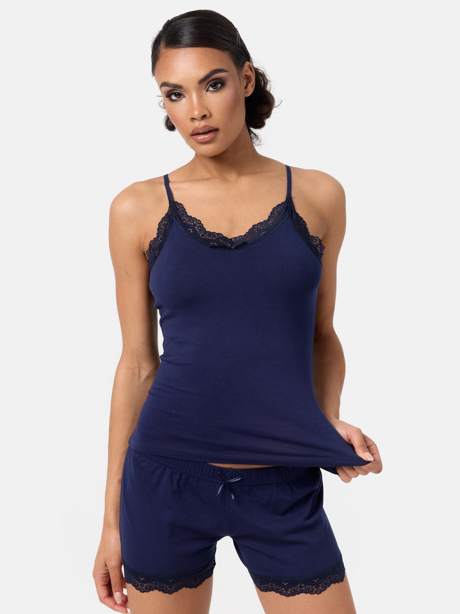 Tazzio Shorty F908 (Set, 2 tlg) Damen Nachtwäsche Unterwäsche Set günstig online kaufen